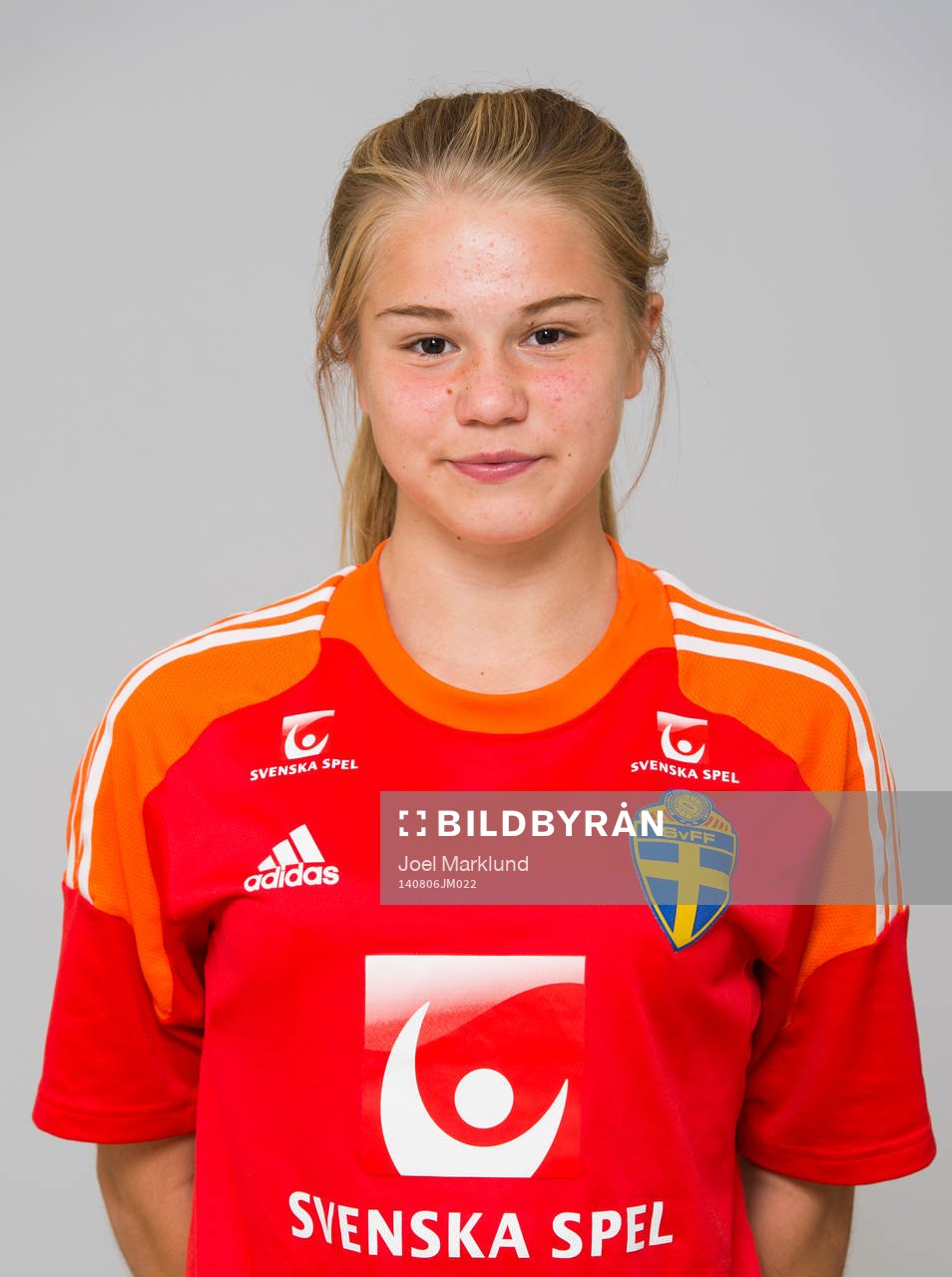 Ronja Andersson, spelare i F15/99-landslaget i fotboll