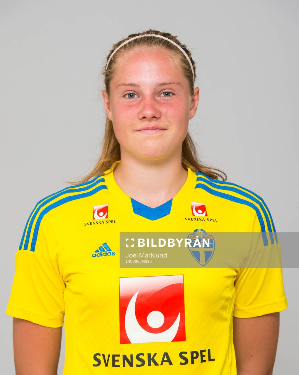 Linnea Svensson, spelare i F15/99-landslaget i fotboll