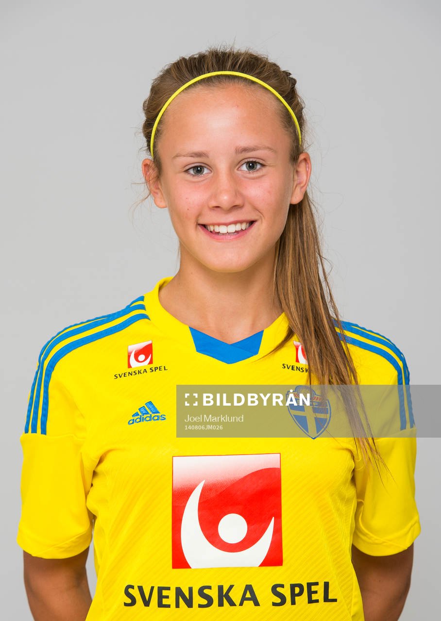 Matilda Olsson, spelare i F15/99-landslaget i fotboll