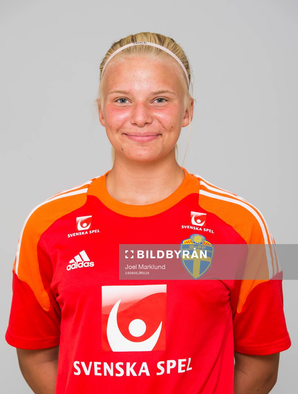 Nell Sjölin Jönsson, spelare i F15/99-landslaget i fotboll