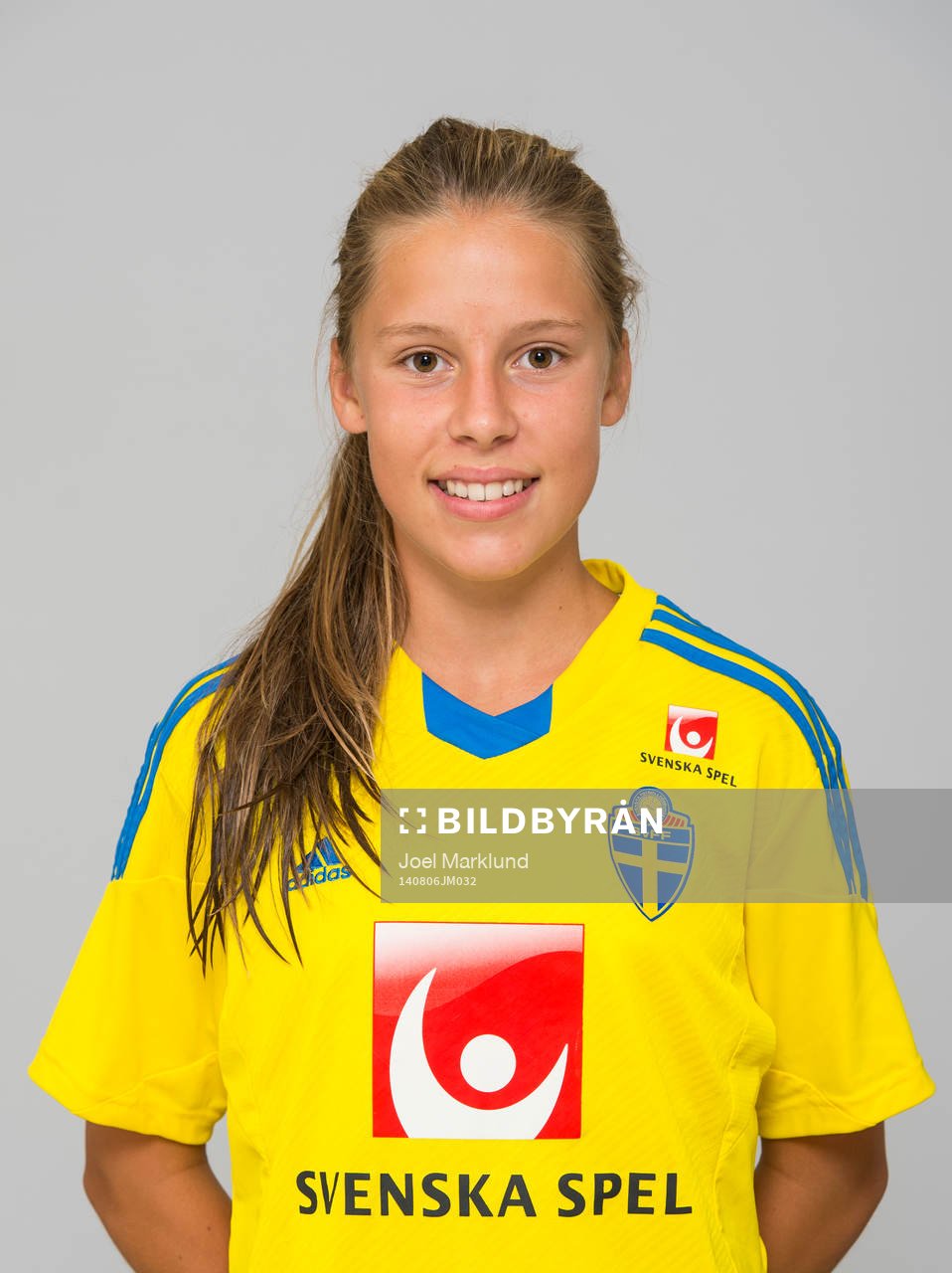Julia Johansson, spelare i F15/99-landslaget i fotboll