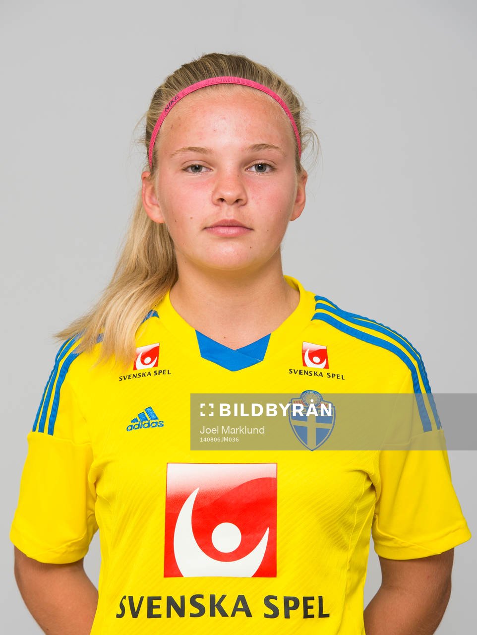 Maja Skånsberg, spelare i F15/99-landslaget i fotboll