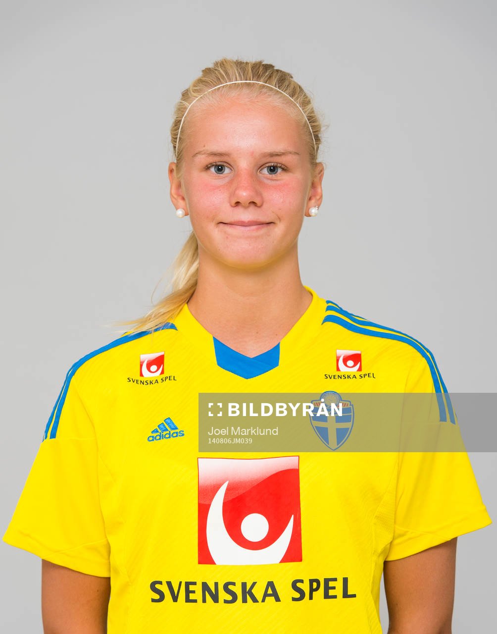 Nellie Lilja, spelare i F15/99-landslaget i fotboll