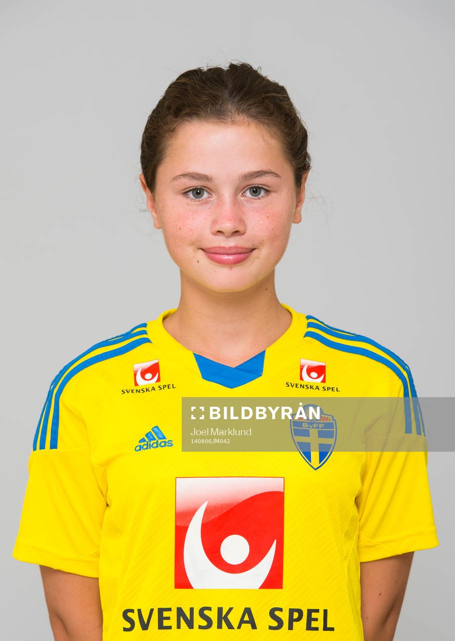 Anna Mattsson, spelare i F15/99-landslaget i fotboll