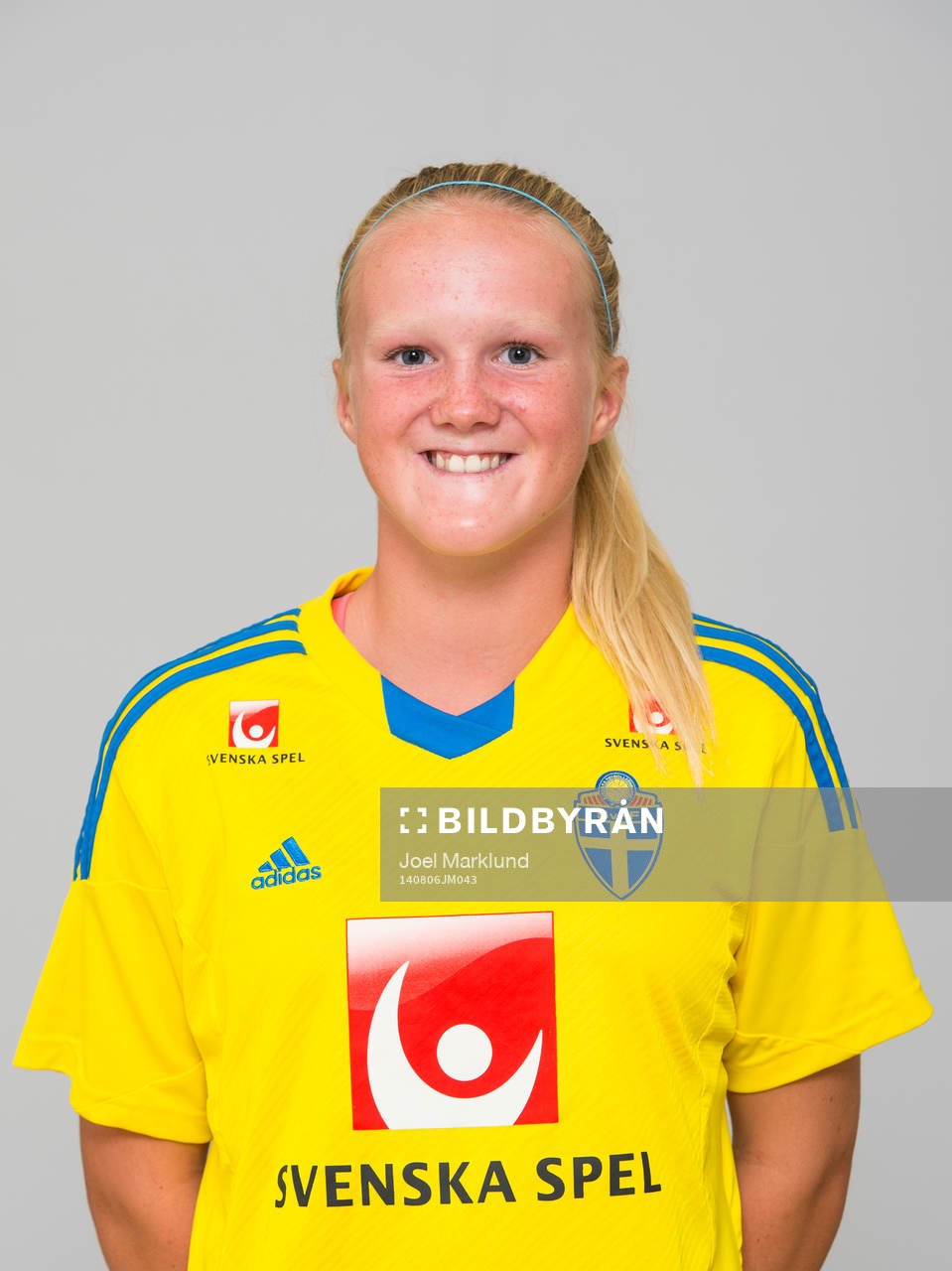 Josefin Johansson, spelare i F15/99-landslaget i fotboll