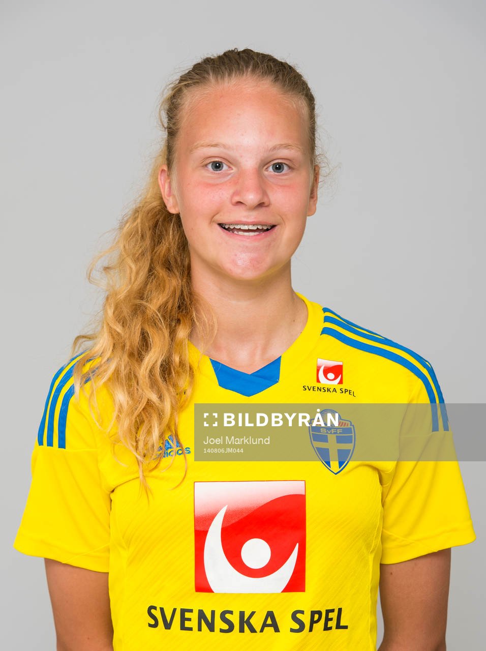 Linnea Lindström, spelare i F15/99-landslaget i fotboll