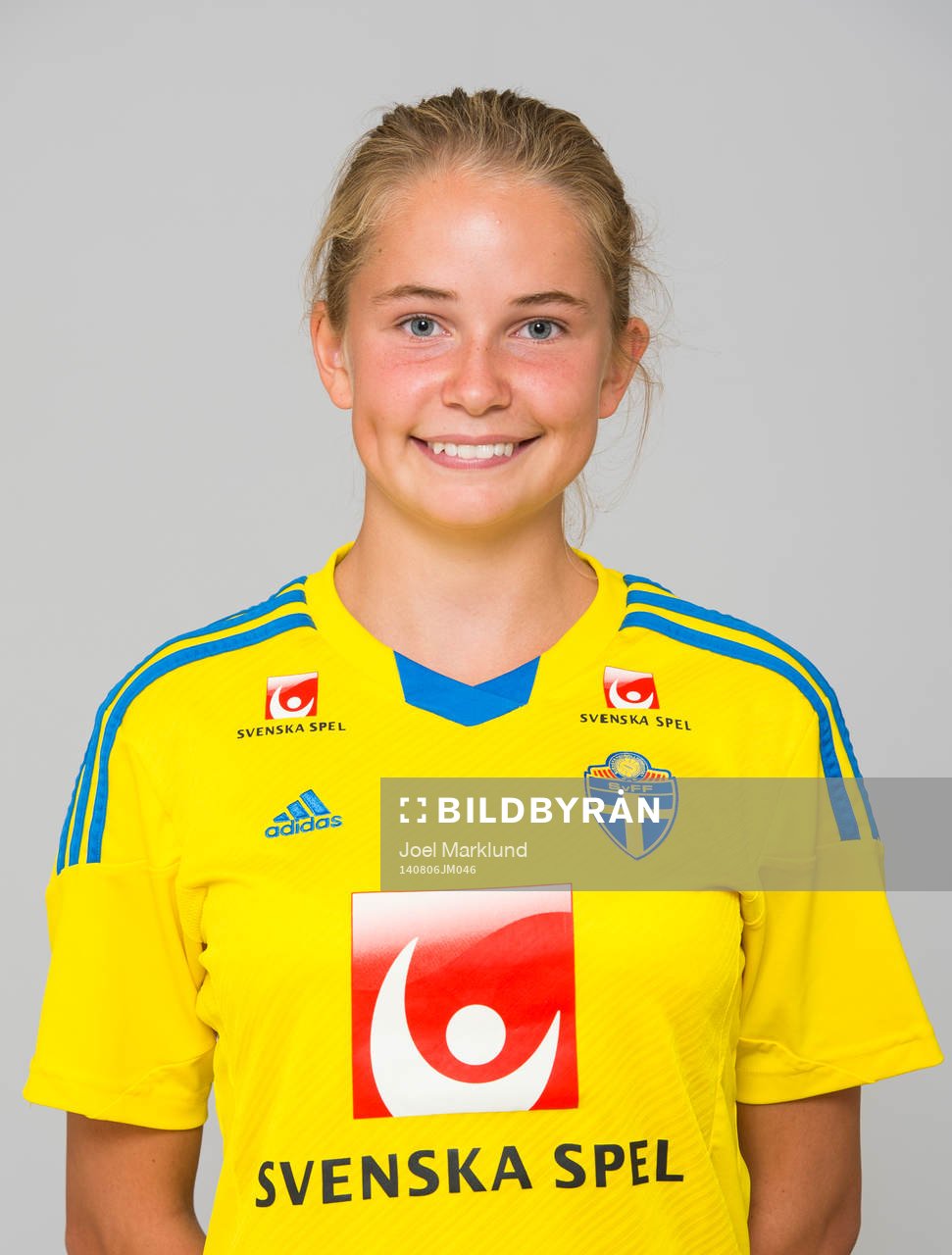 Filippa Pettersson, spelare i F15/99-landslaget i fotboll