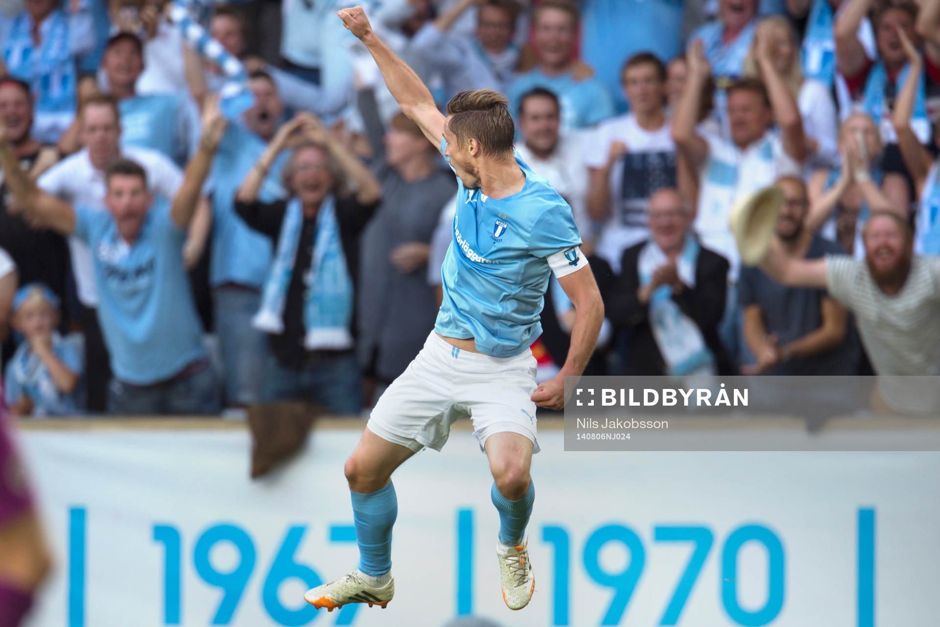 Malmö FFs Markus Rosenberg jublar