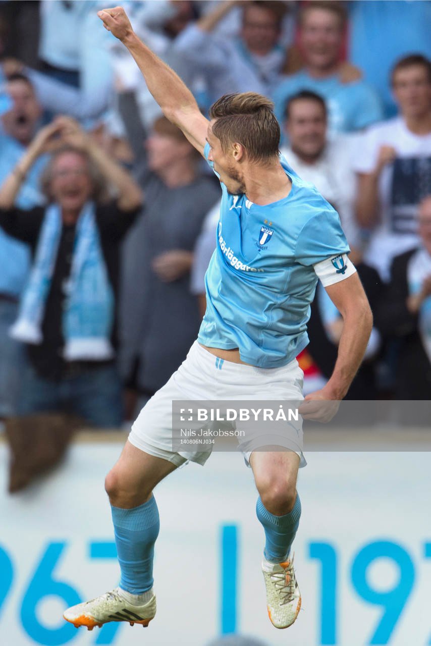Malmö FFs Markus Rosenberg jublar