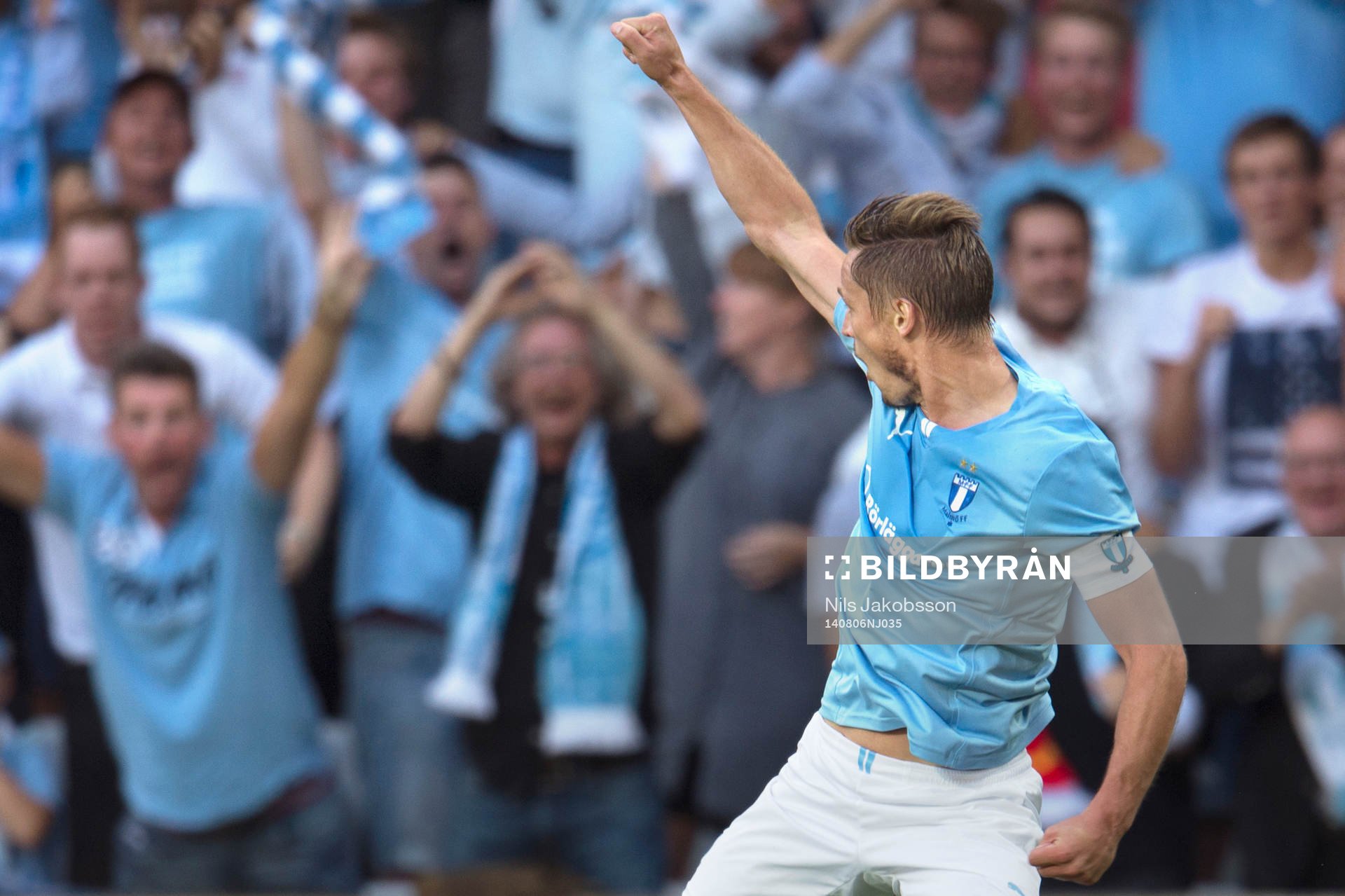 Malmö FFs Markus Rosenberg jublar
