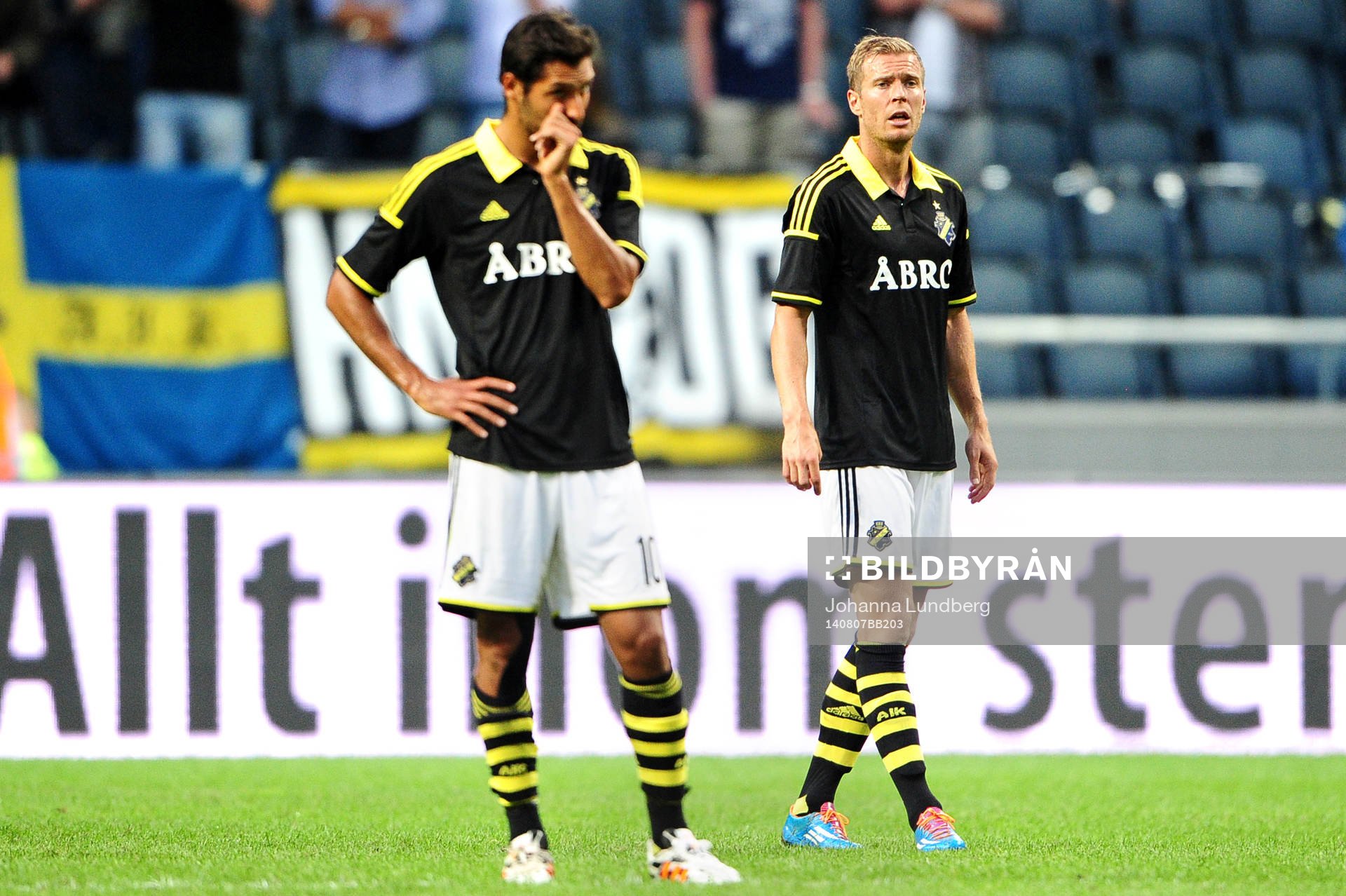 s Celso Borges och Per Karlsson deppar