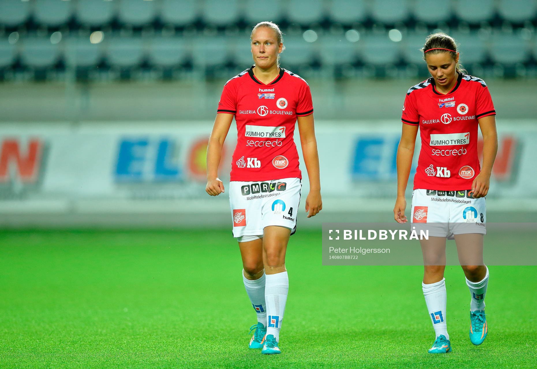 Kristianstads Therese Andersson och Alice Nilsson deppar