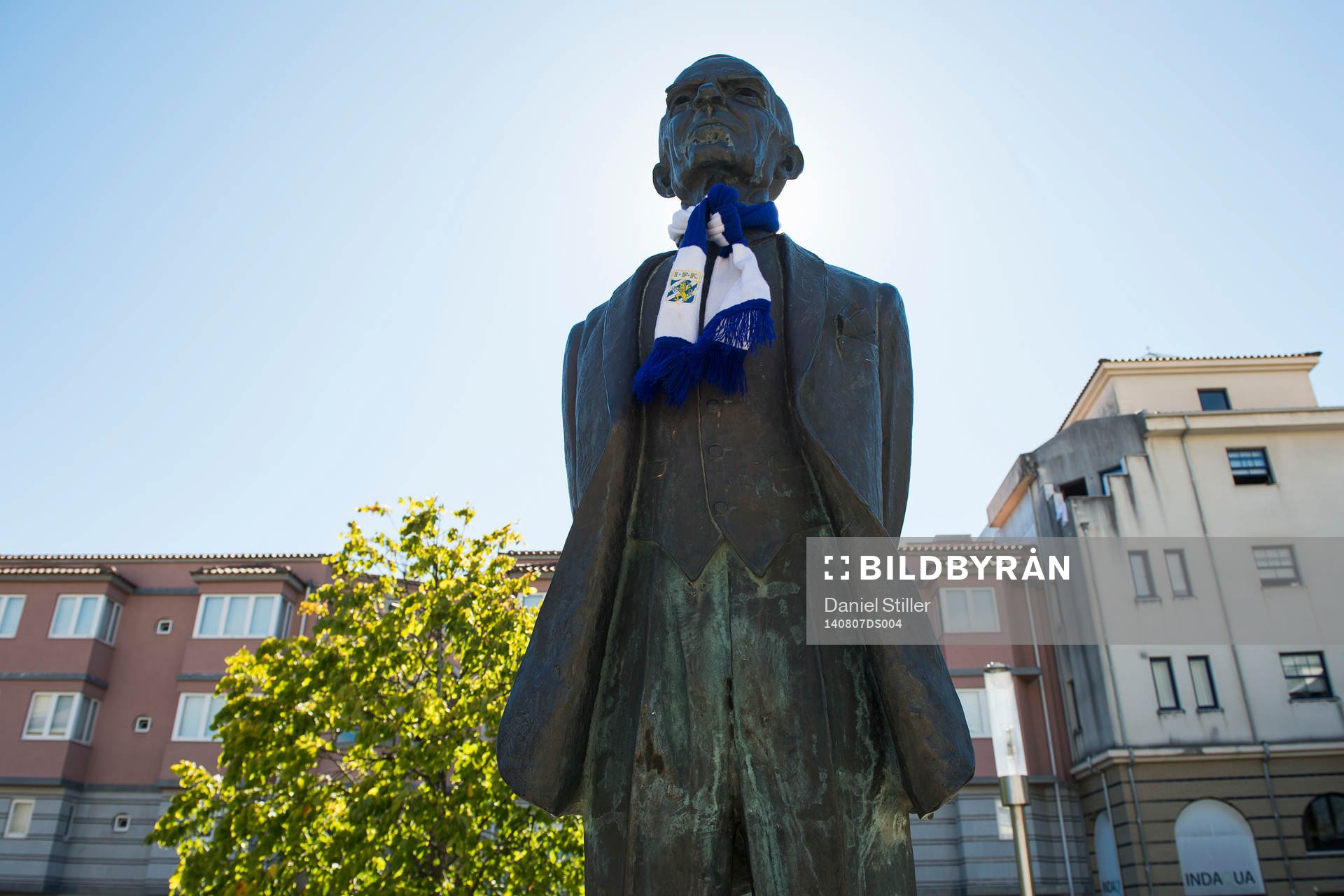 En staty i Vila do Conde