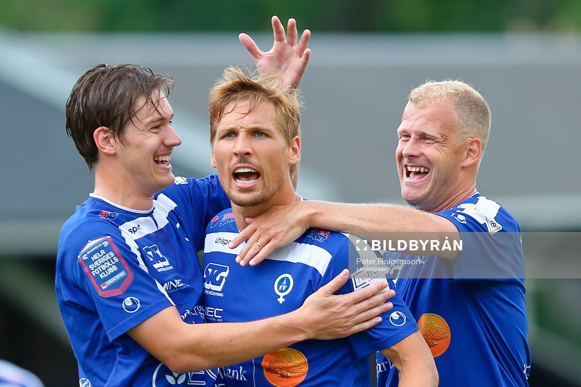 Åtvidabergs Victor Sköld, Martin Christensen och Kristian