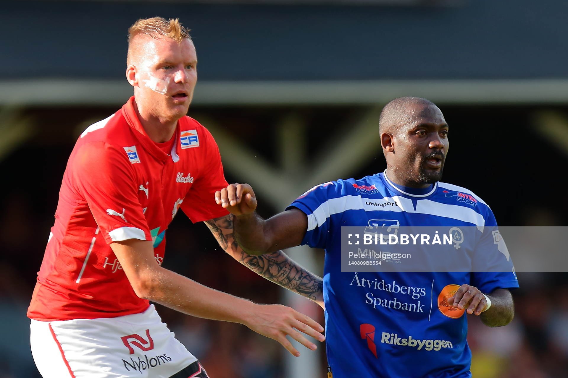 Kalmars Marcus Nilsson och Åtvidabergs John Owoeri