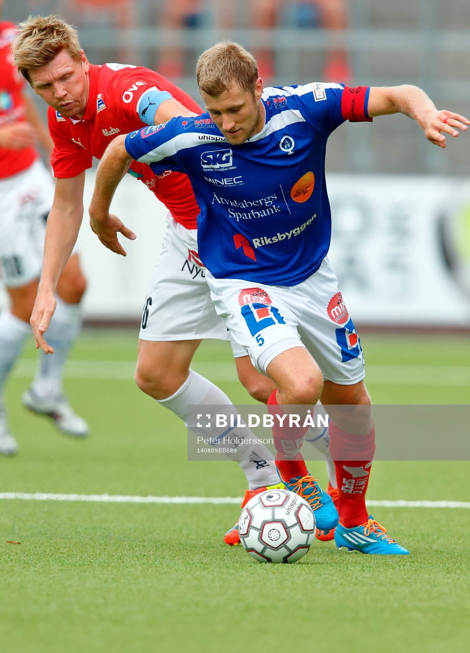 Kalmars David Elm och Åtvidabergs Daniel Hallingström