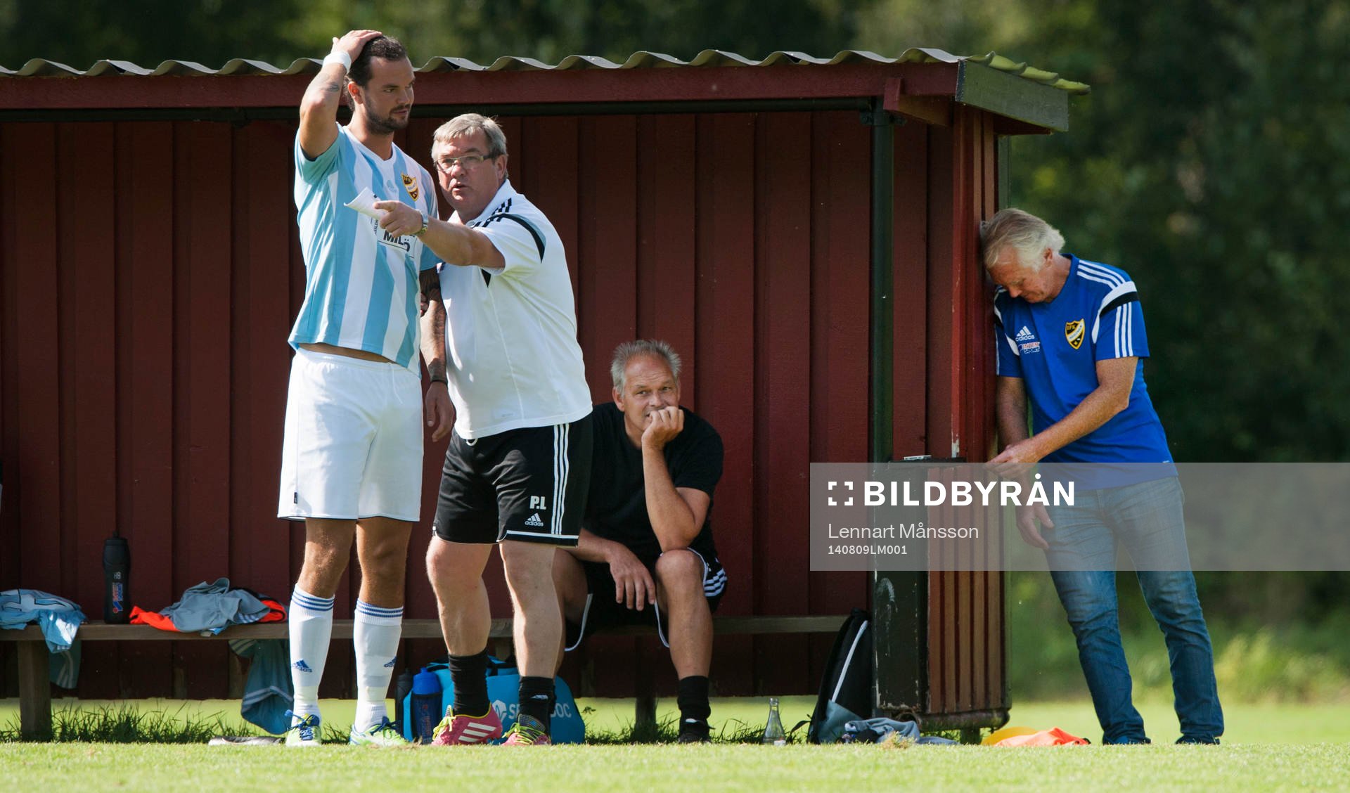 Hässleholms tränare Patrik Lennartsson och Ingemar