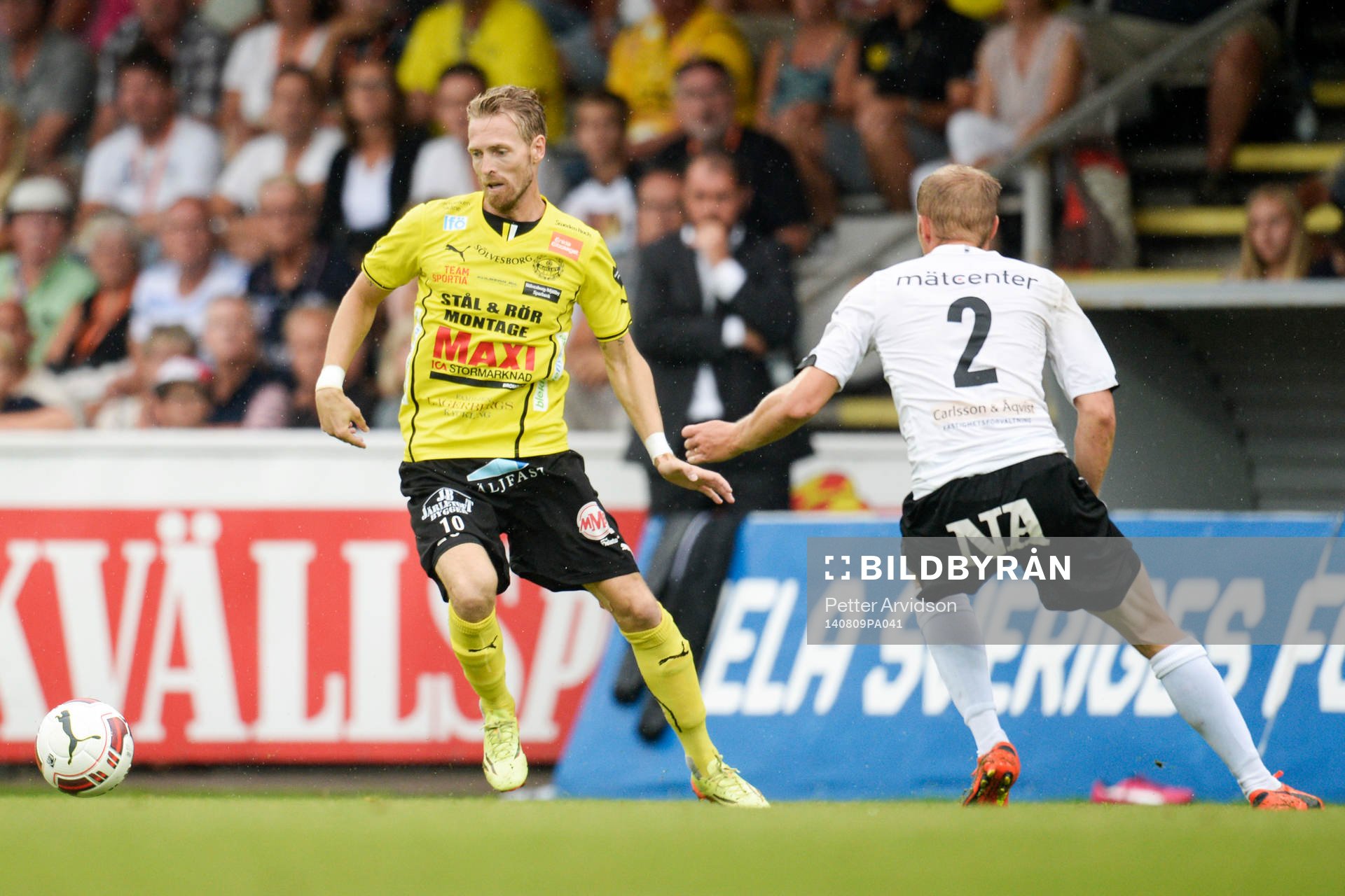Mjällbys Christian Wilhelmsson och Örebros Patrik Haginge