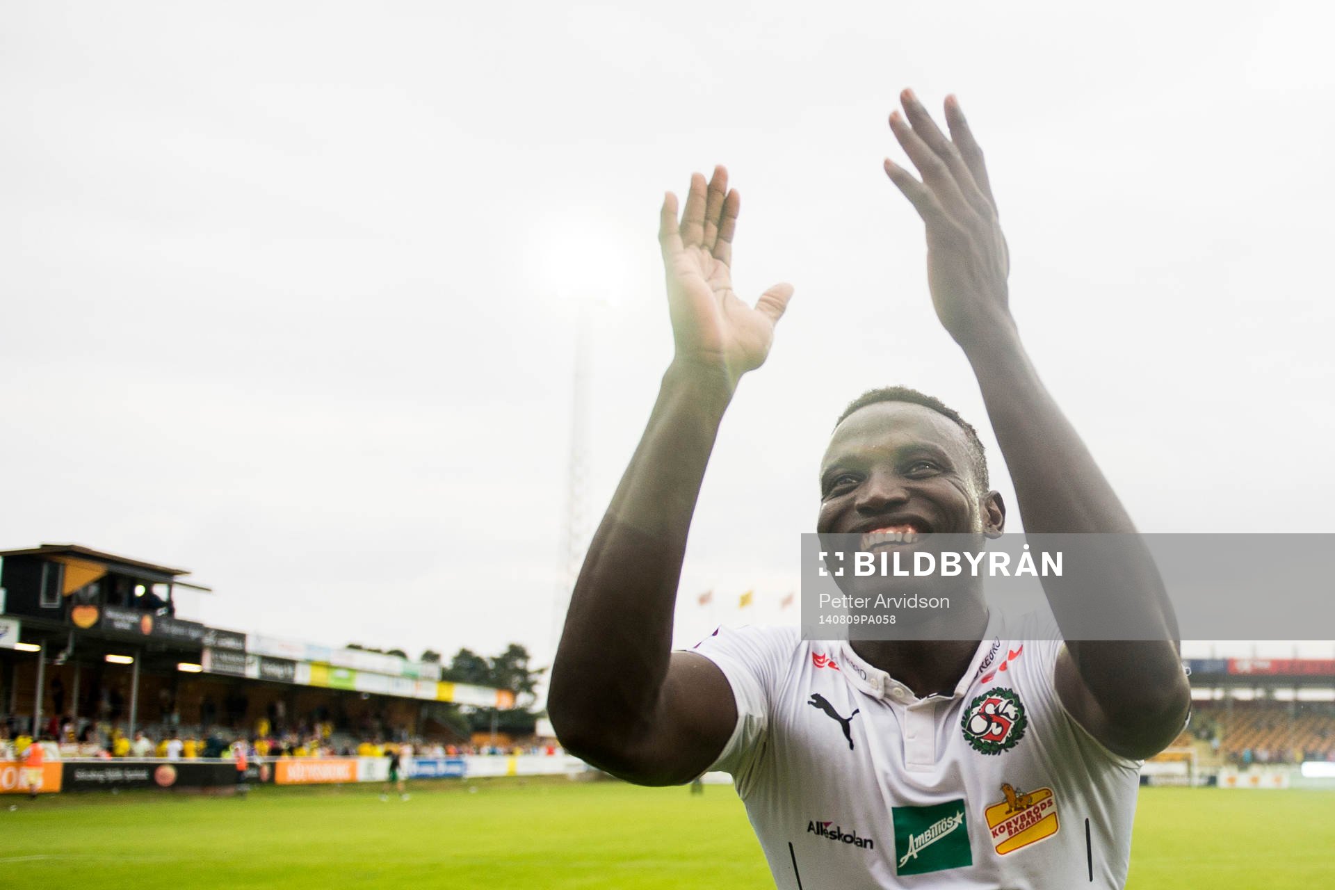 Örebros Alhassan Kamara gjorde matchens enda mål och