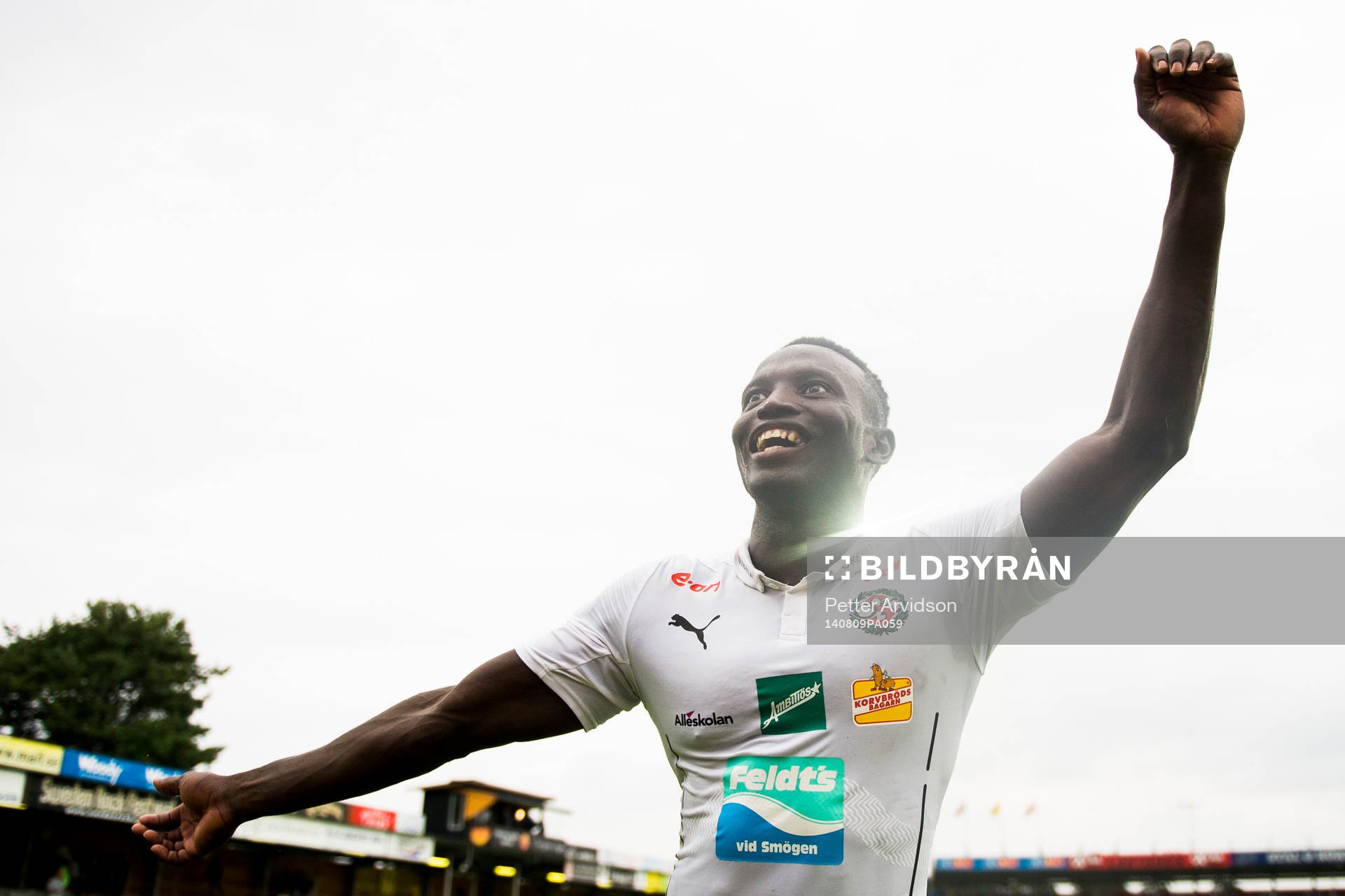Örebros Alhassan Kamara gjorde matchens enda mål och