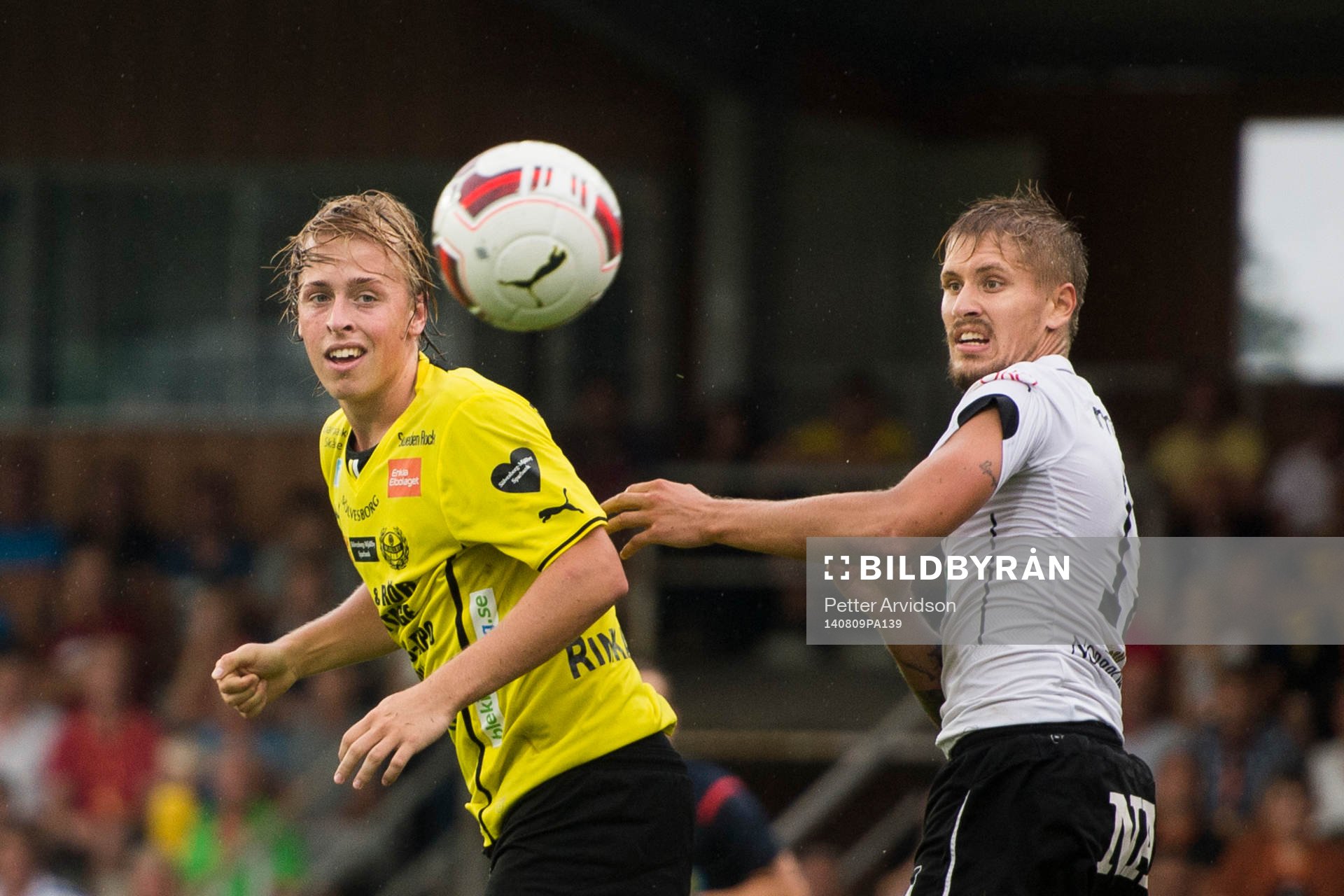 Mjällbys Robin Strömberg och Örebros Daniel Björnqvist