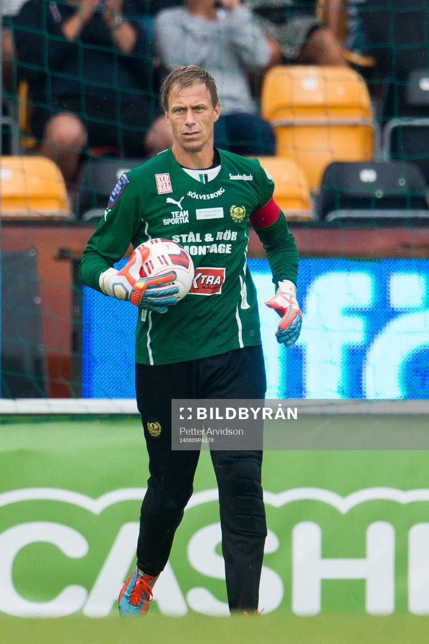 Mjällbys målvakt Mattias Asper