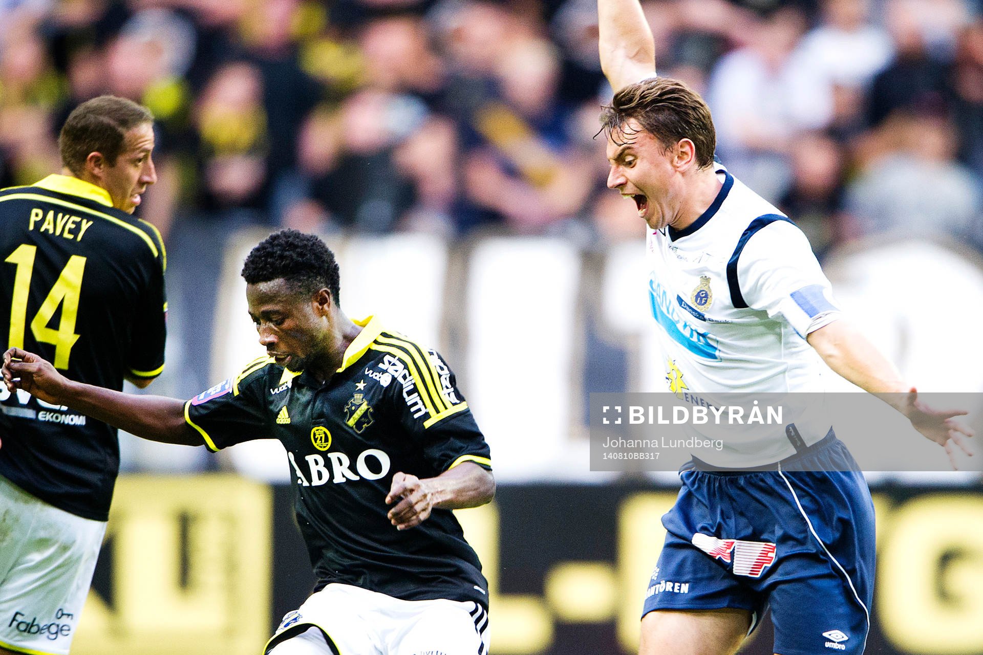 s Ebenezer Ofori mot Gefles Marcus Hansson