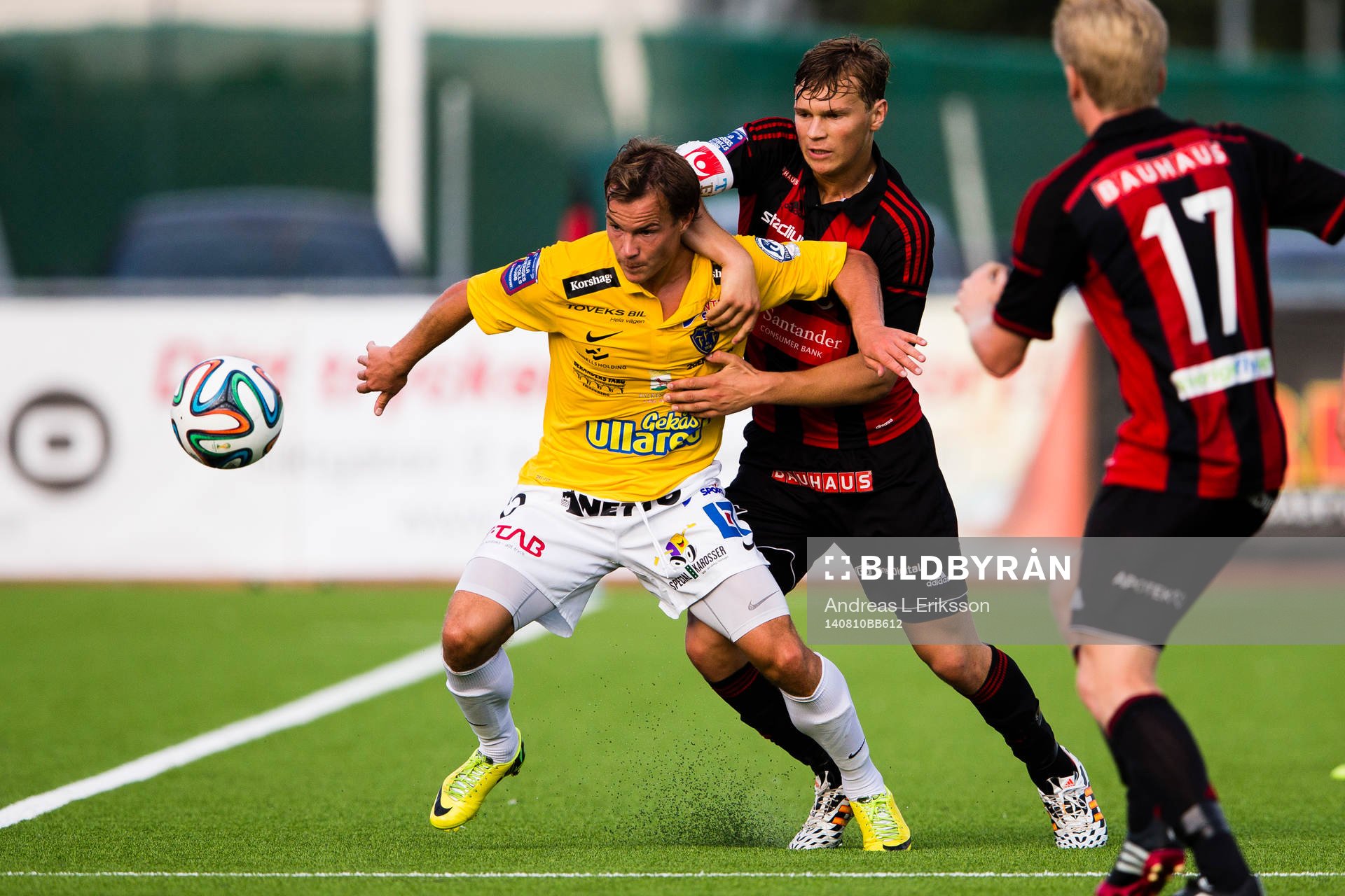 Falkenbergs Anton Wede och Brommapojkarnas Jesper Karlström