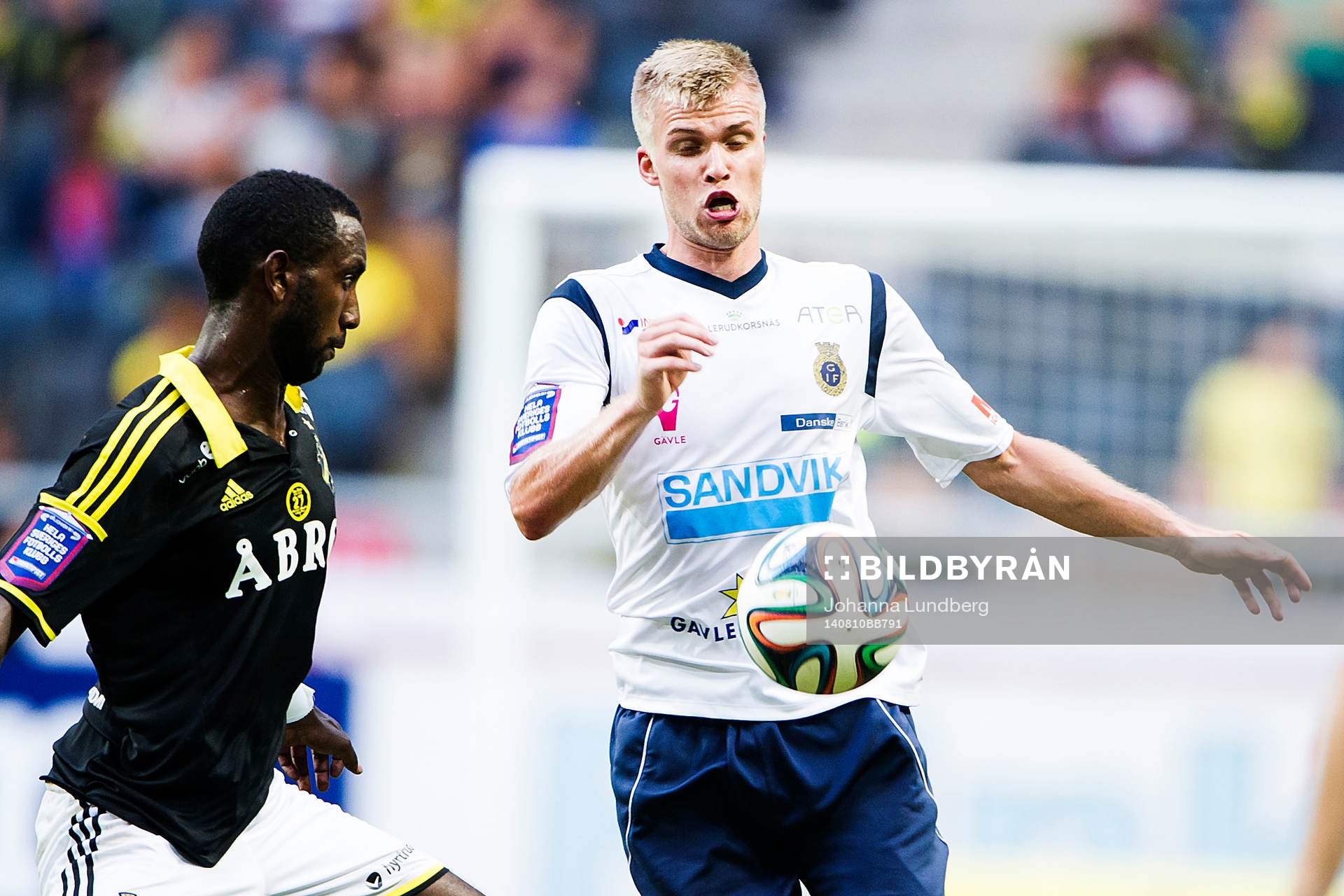 s Henok Goitom och Gefles Robin Nilsson