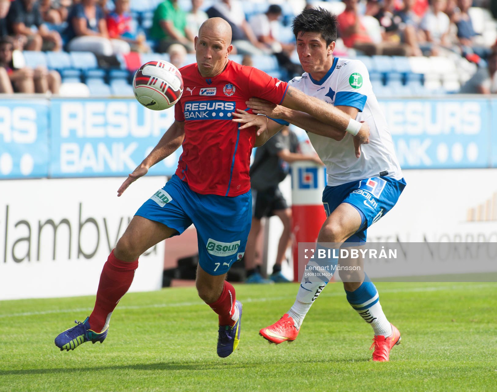 Helsingborgs Mattias Lindström i matchen i allsvenskan