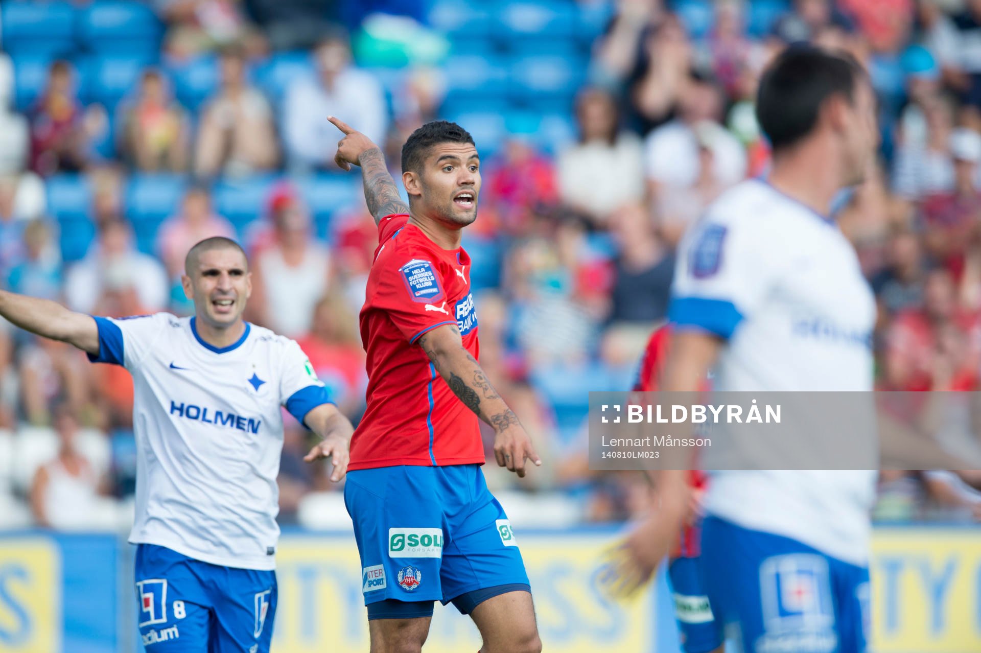 Helsingborgs Victor Palsson i matchen i allsvenskan mellan