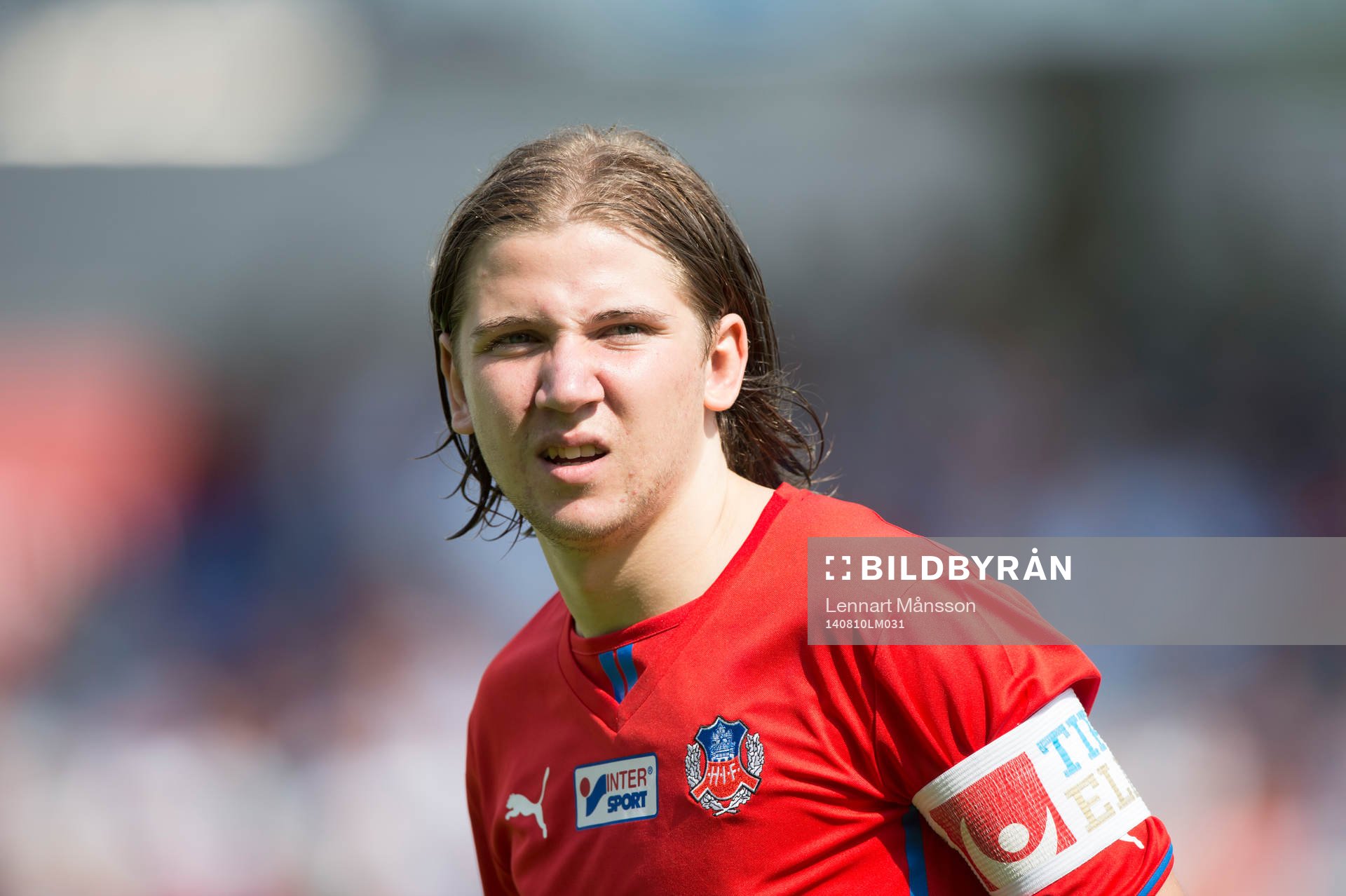 Helsingborgs Darijan Bojanic i matchen i allsvenskan mellan