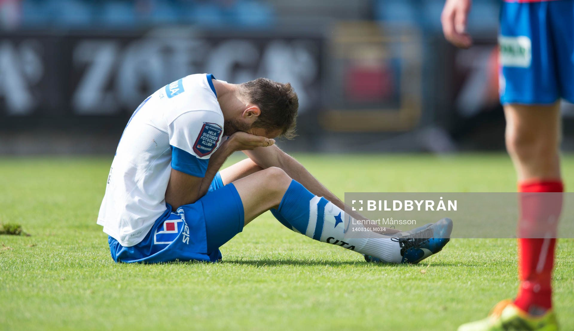 Norrköpings Emir Kujovic i matchen i allsvenskan mellan