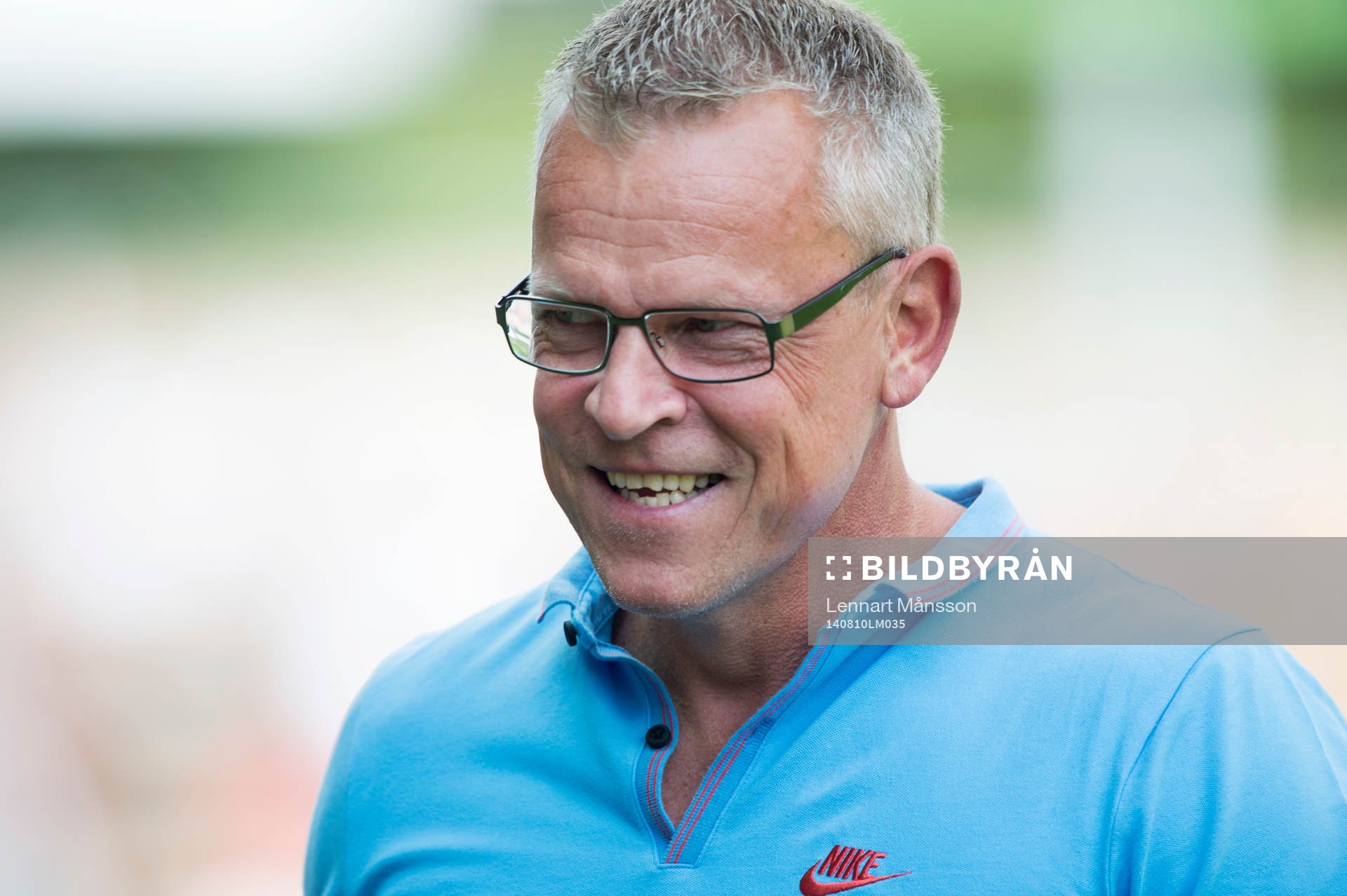 Norrköpings tränare Jan Andersson i matchen i allsvenskan