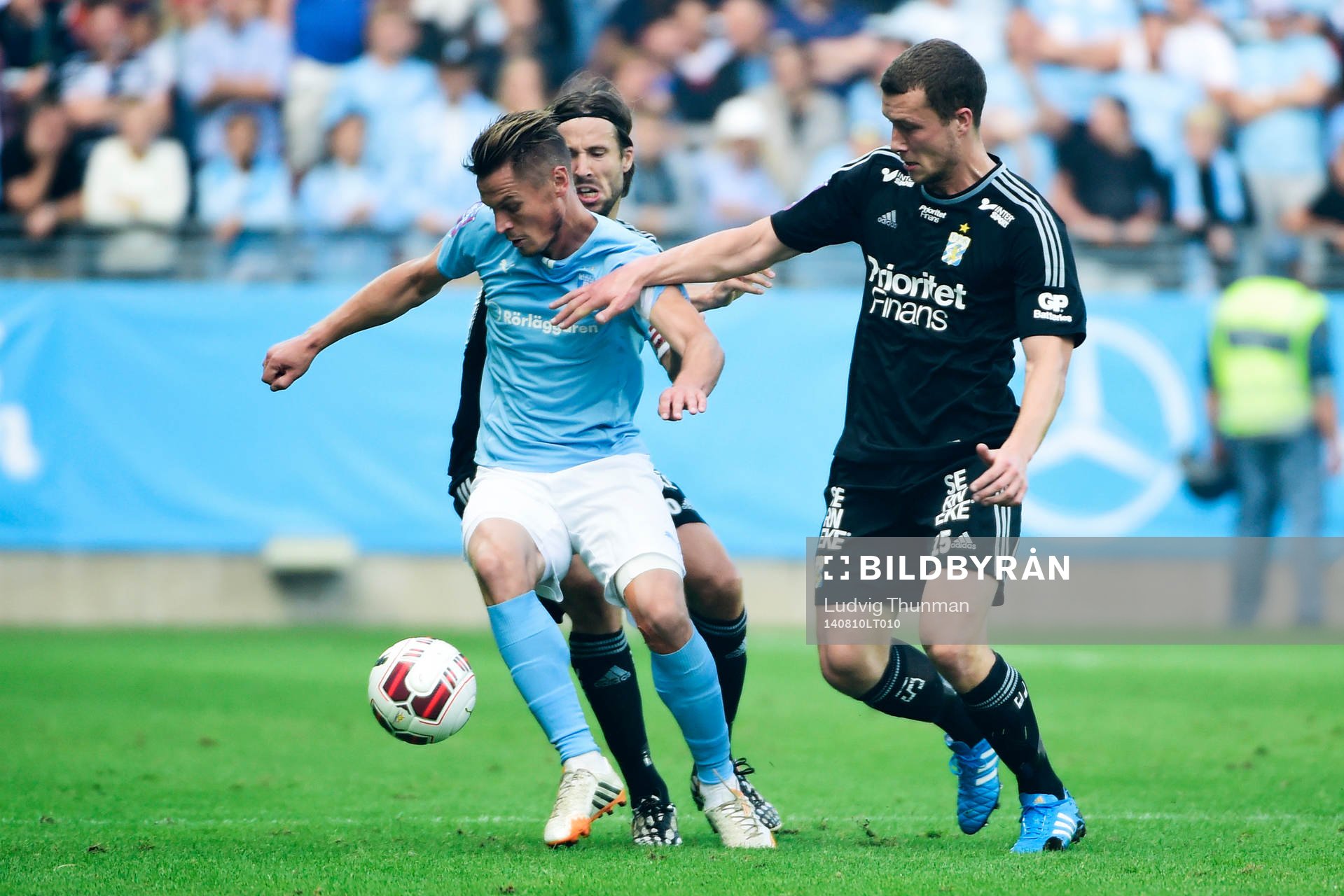 Malmö FFs Markus Rosenberg IFK Göteborgs Jakob Johansson