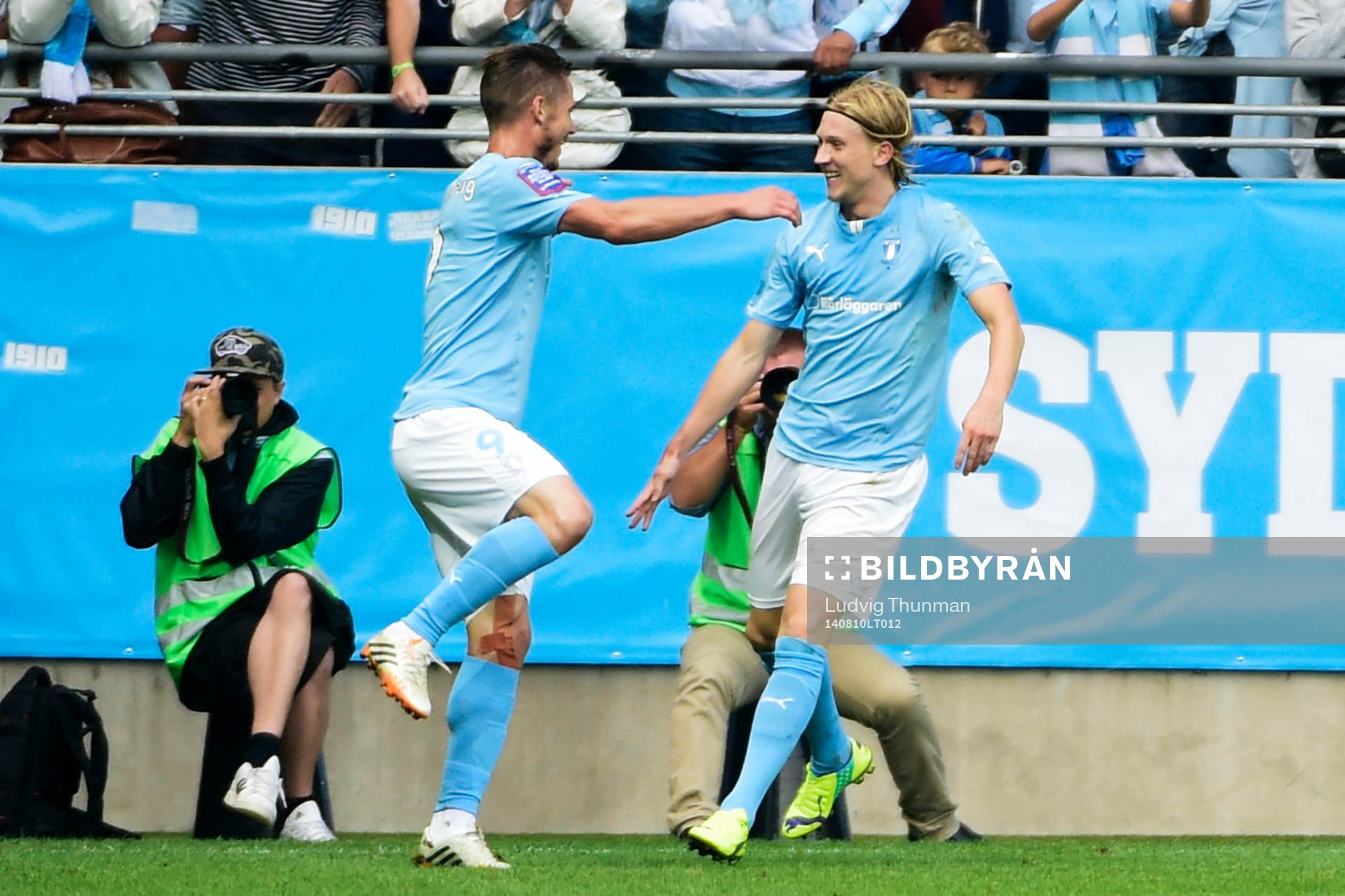 Malmö FFs Markus Rosenberg jublar