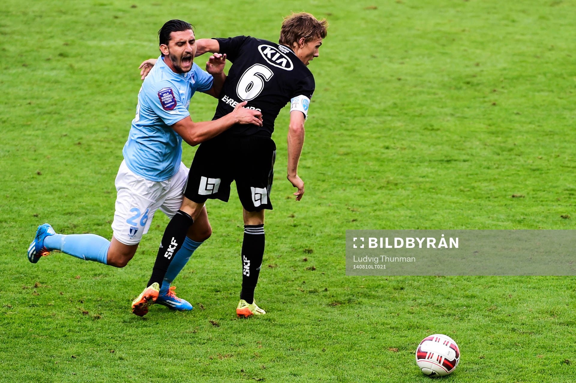 Malmö FFs Agon Mehmeti och IFK Göteborgs Ludwig