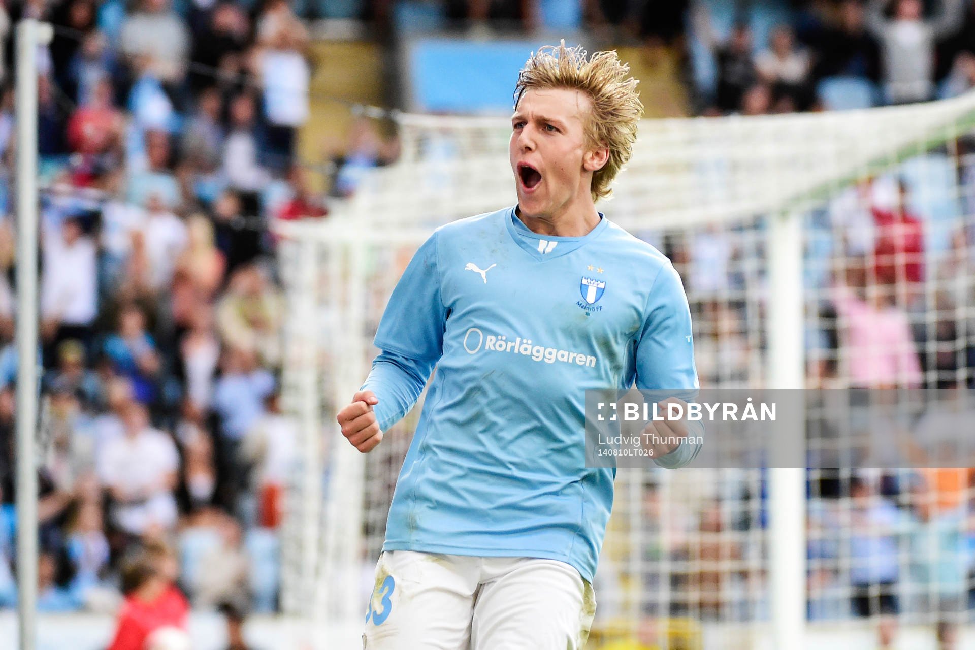 Malmö FFs Emil Forsberg jublar