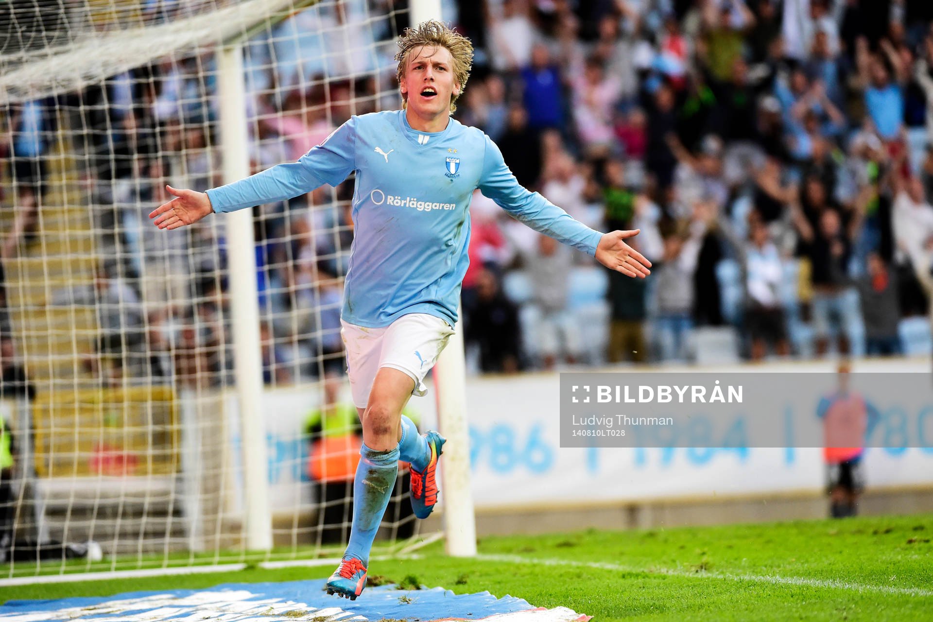 Malmö FFs Emil Forsberg jublar