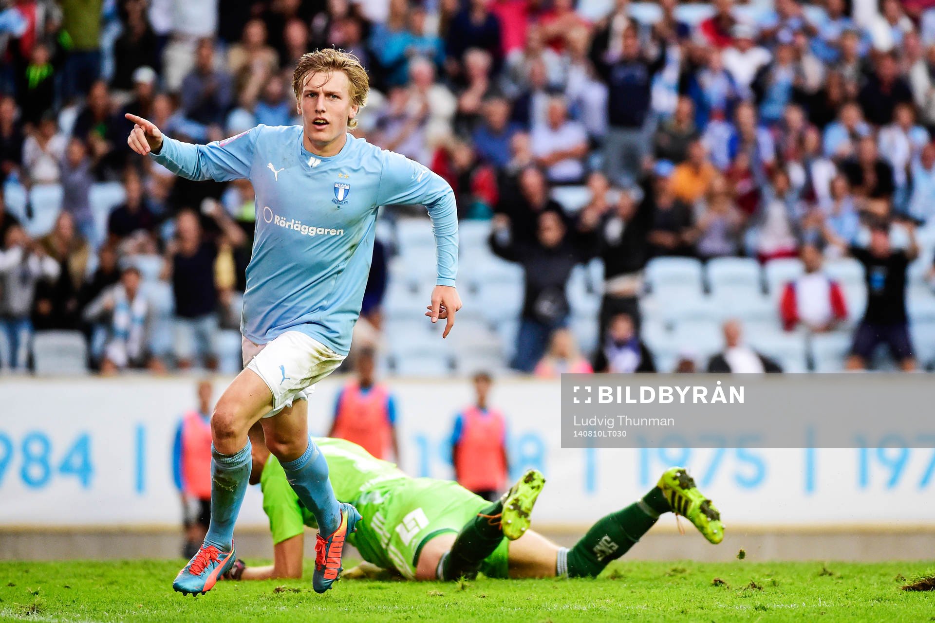 Malmö FFs Emil Forsberg jublar