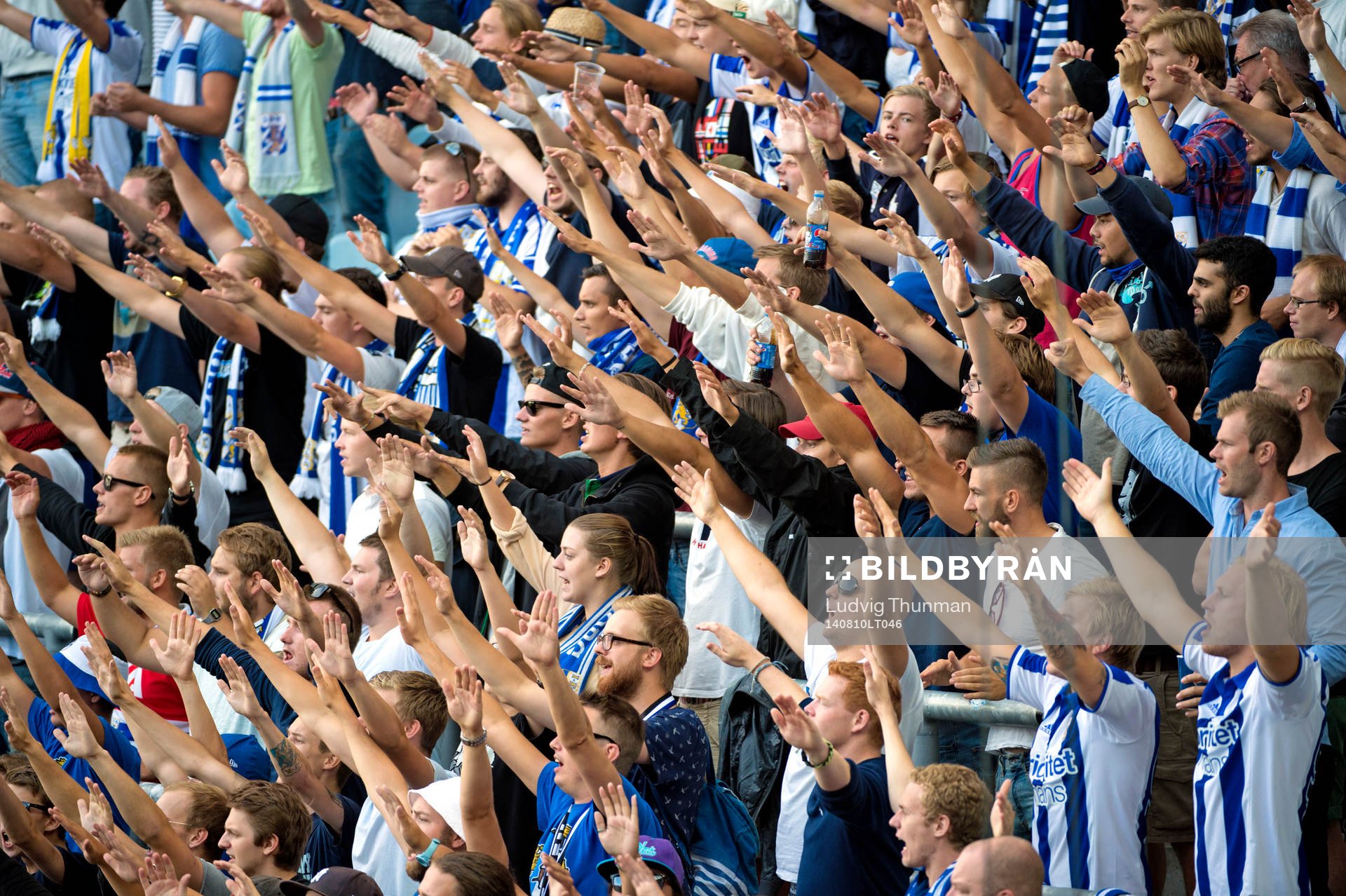 IFK Göteborgs supportrar på läktaren