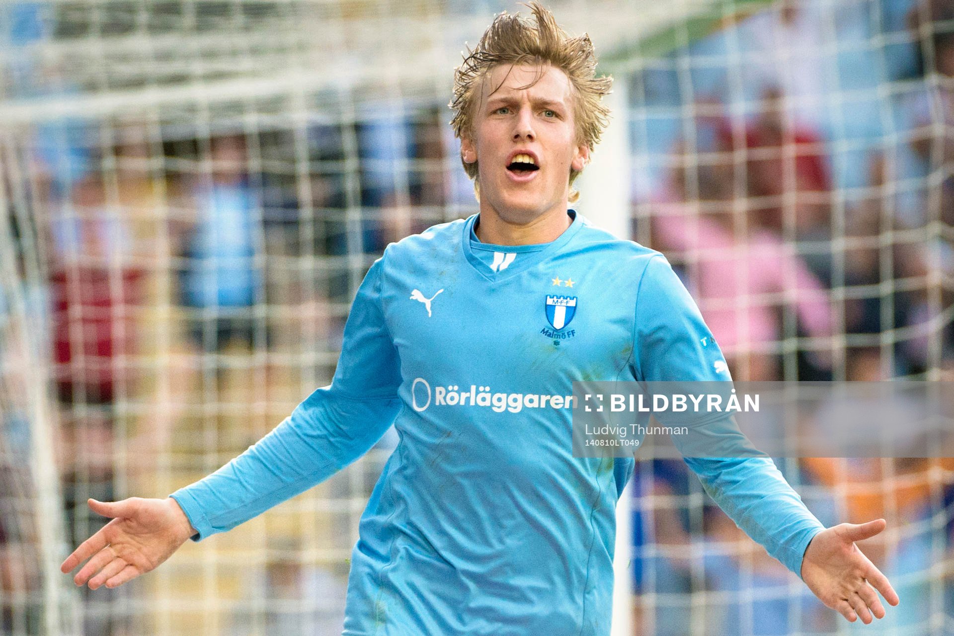 Malmö FFs Emil Forsberg jublar