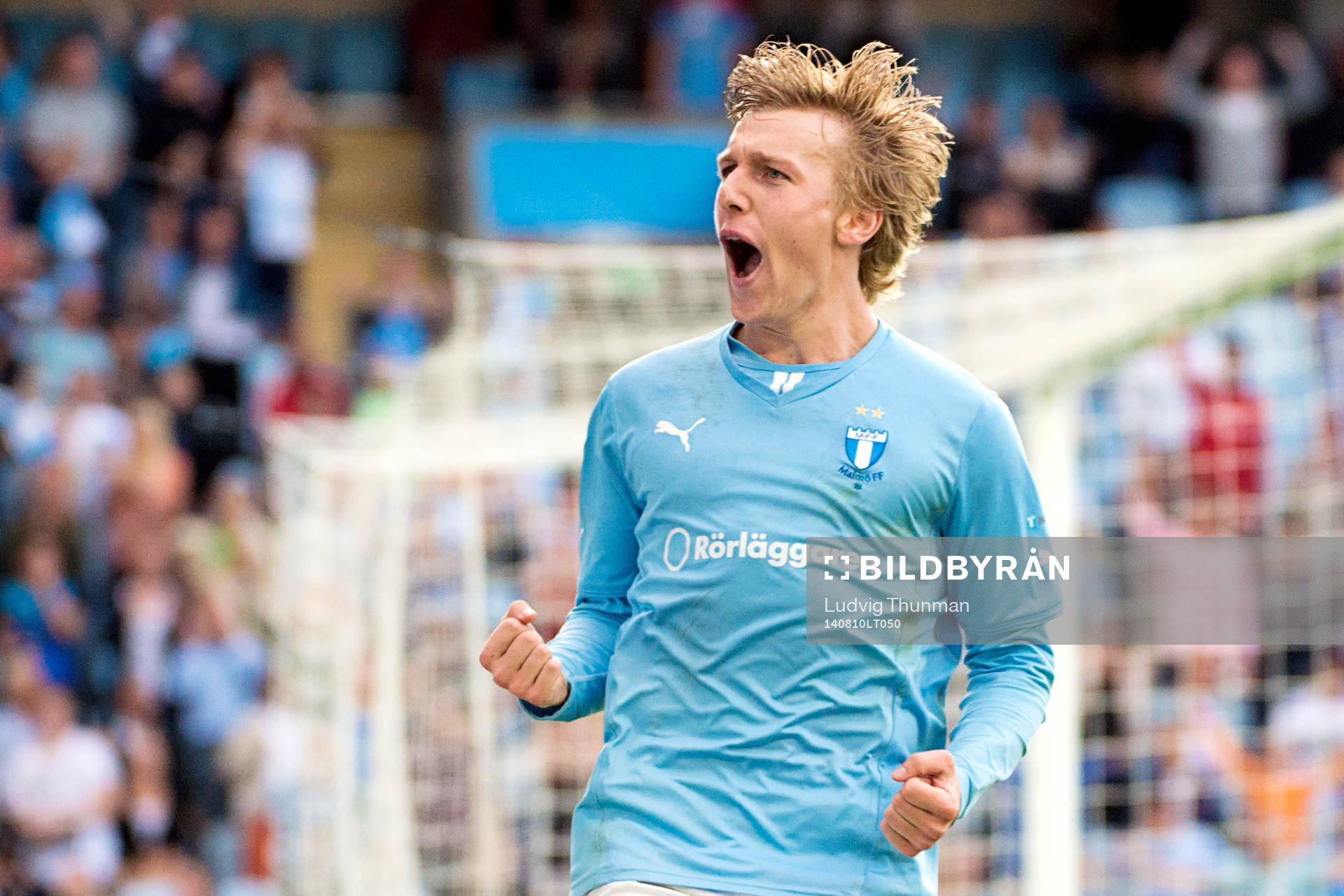 Malmö FFs Emil Forsberg jublar