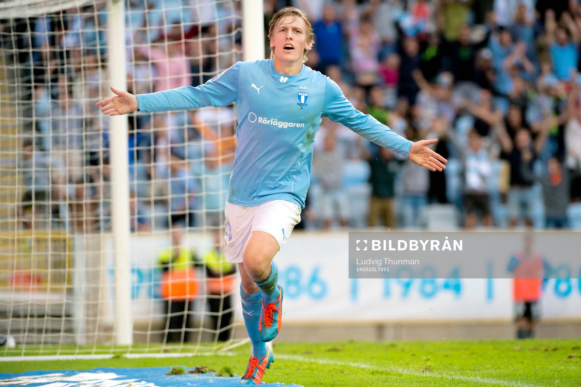 Malmö FFs Emil Forsberg jublar