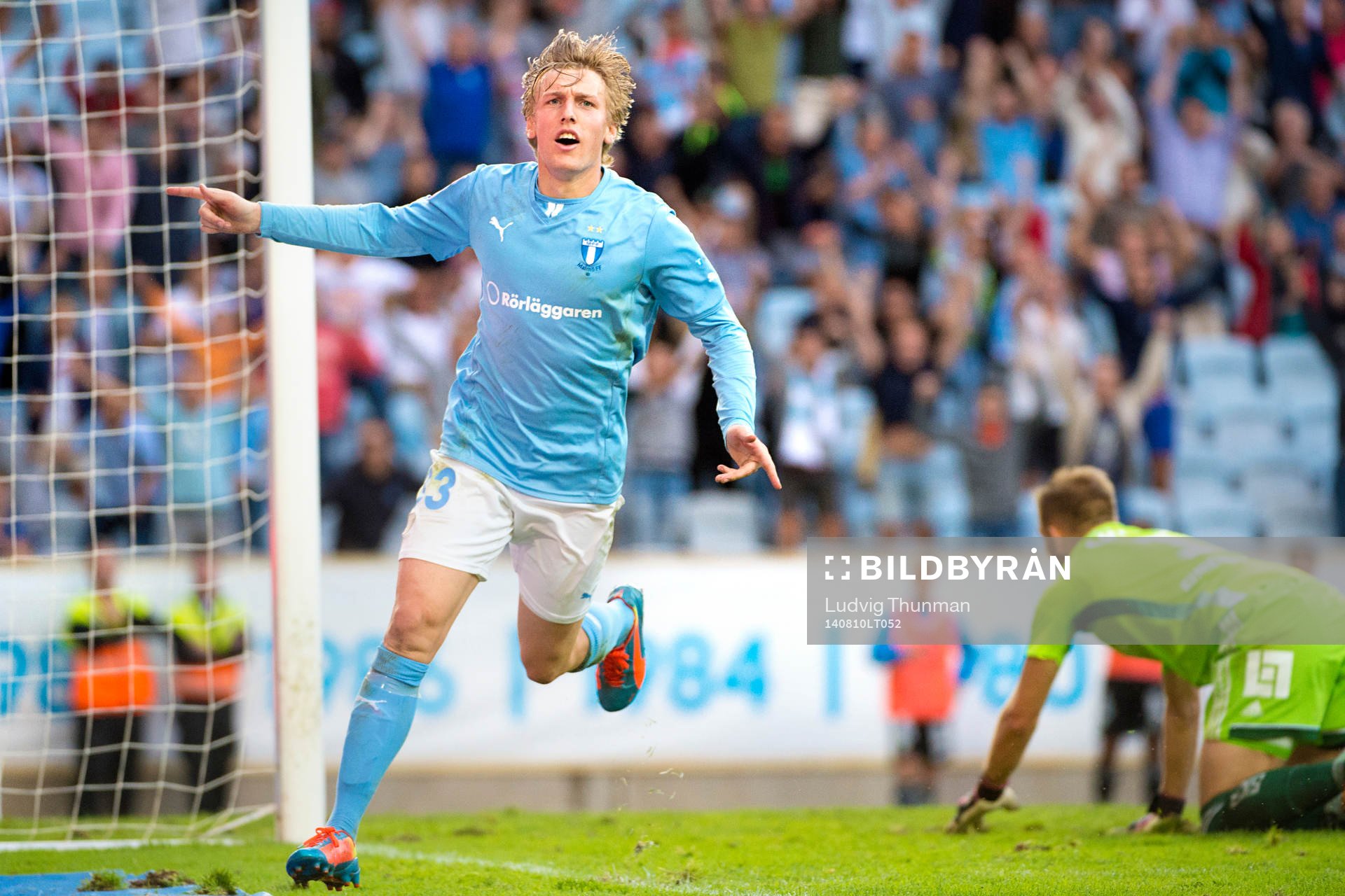 Malmö FFs Emil Forsberg jublar