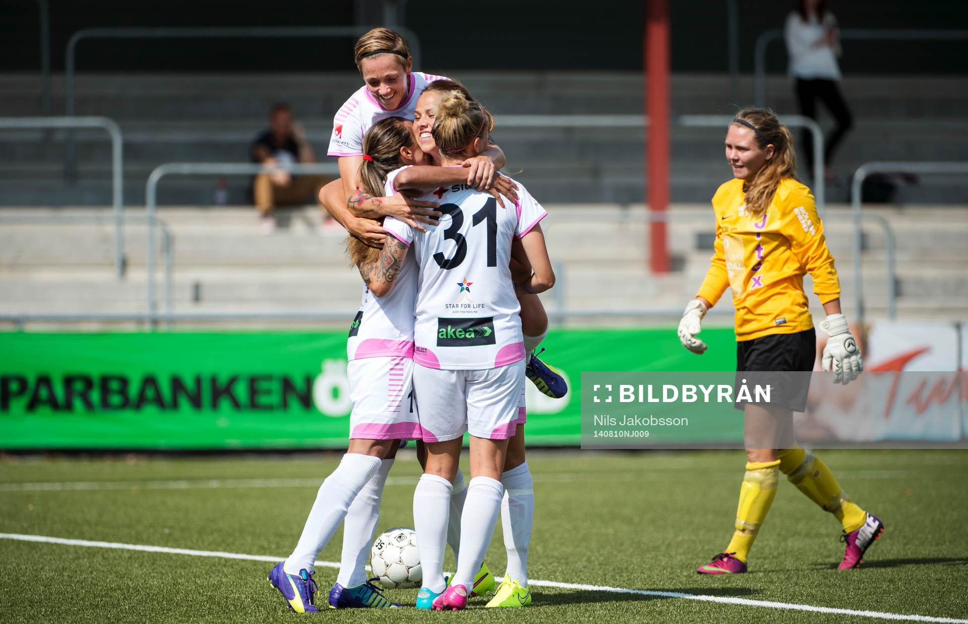 Rosengårds Marta Viera Da Silva gör 1-0 och Therese