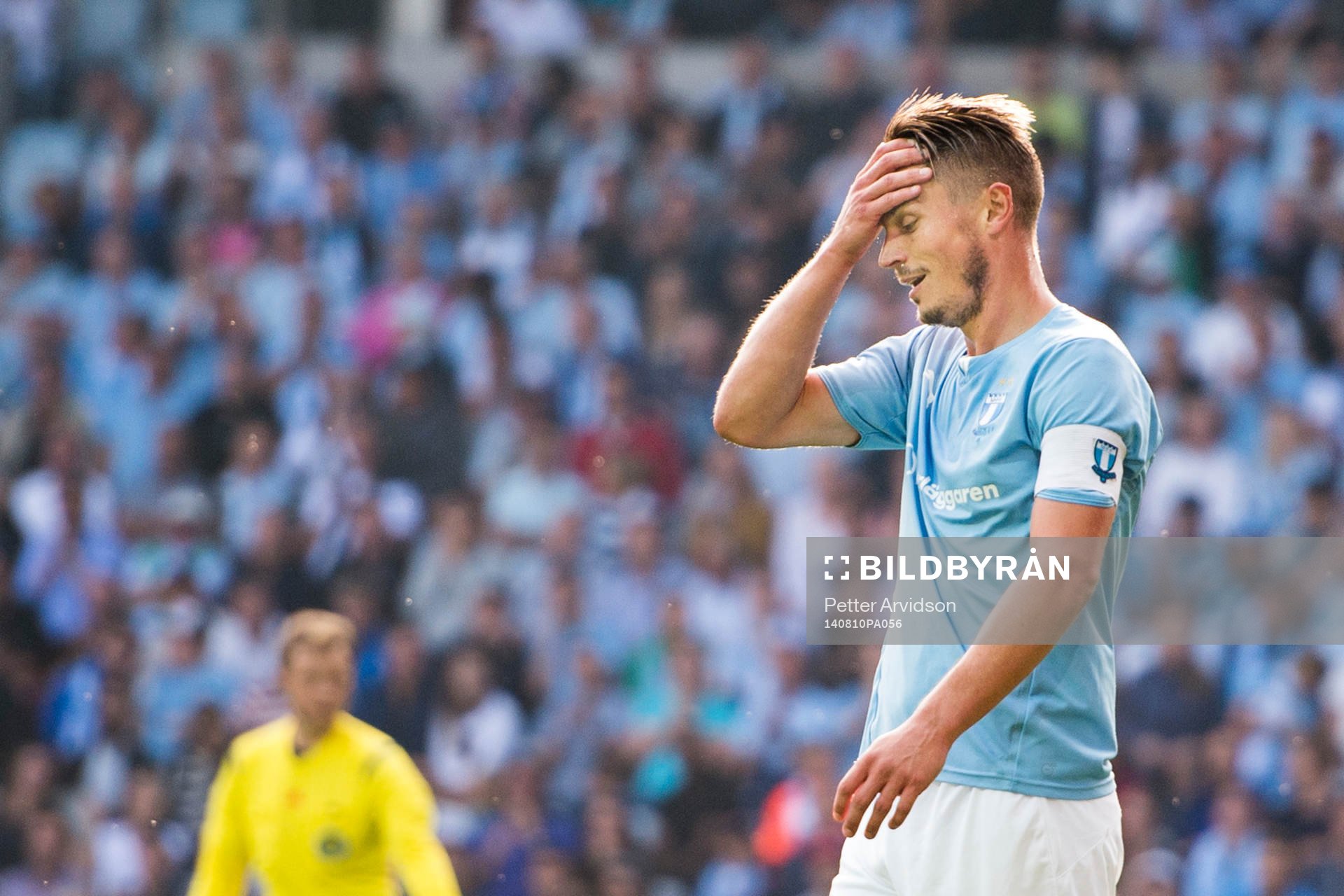 Malmö FFs Markus Rosenberg deppar