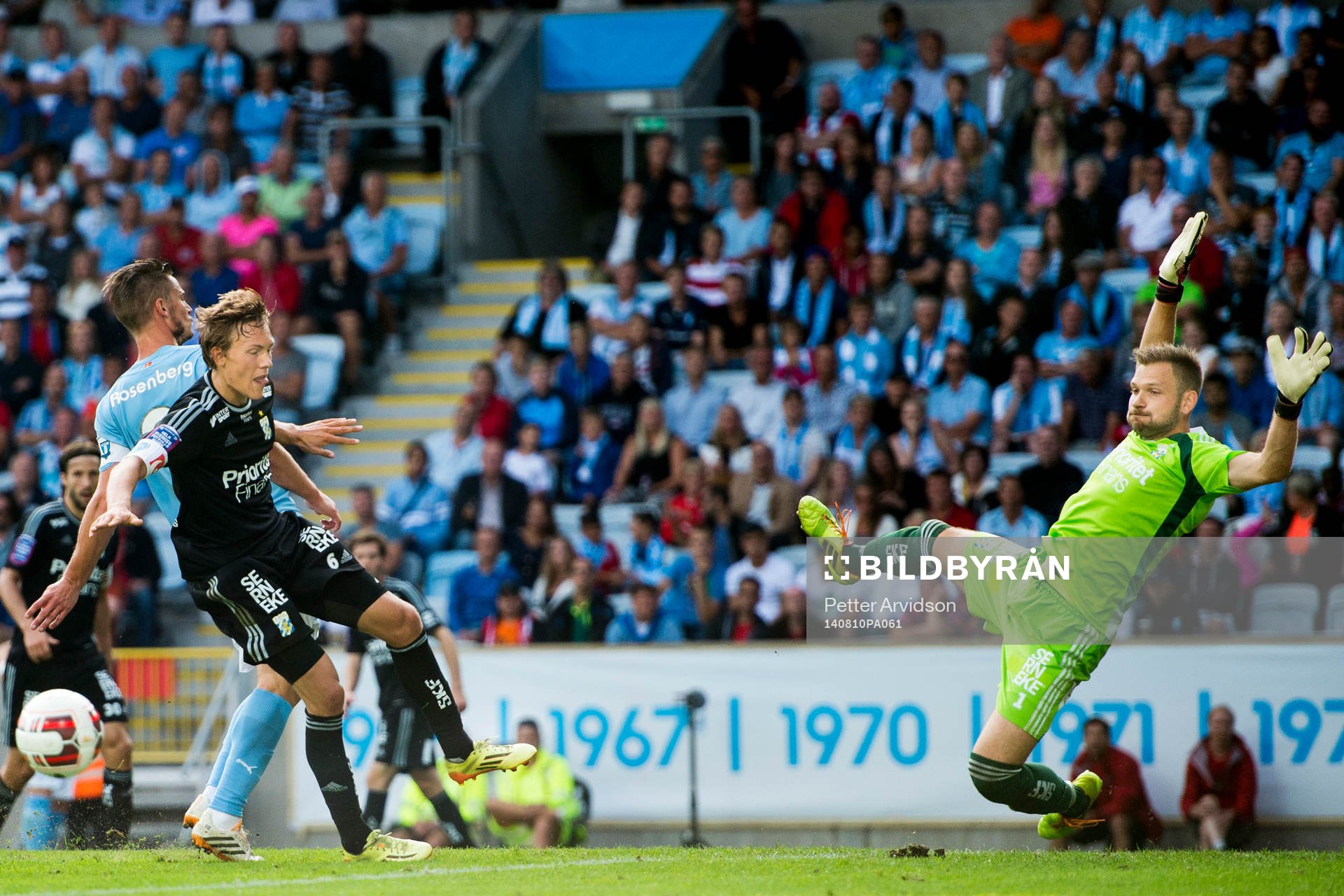 Malmö FFs Markus Rosenberg och IFK Göteborgs Ludwig