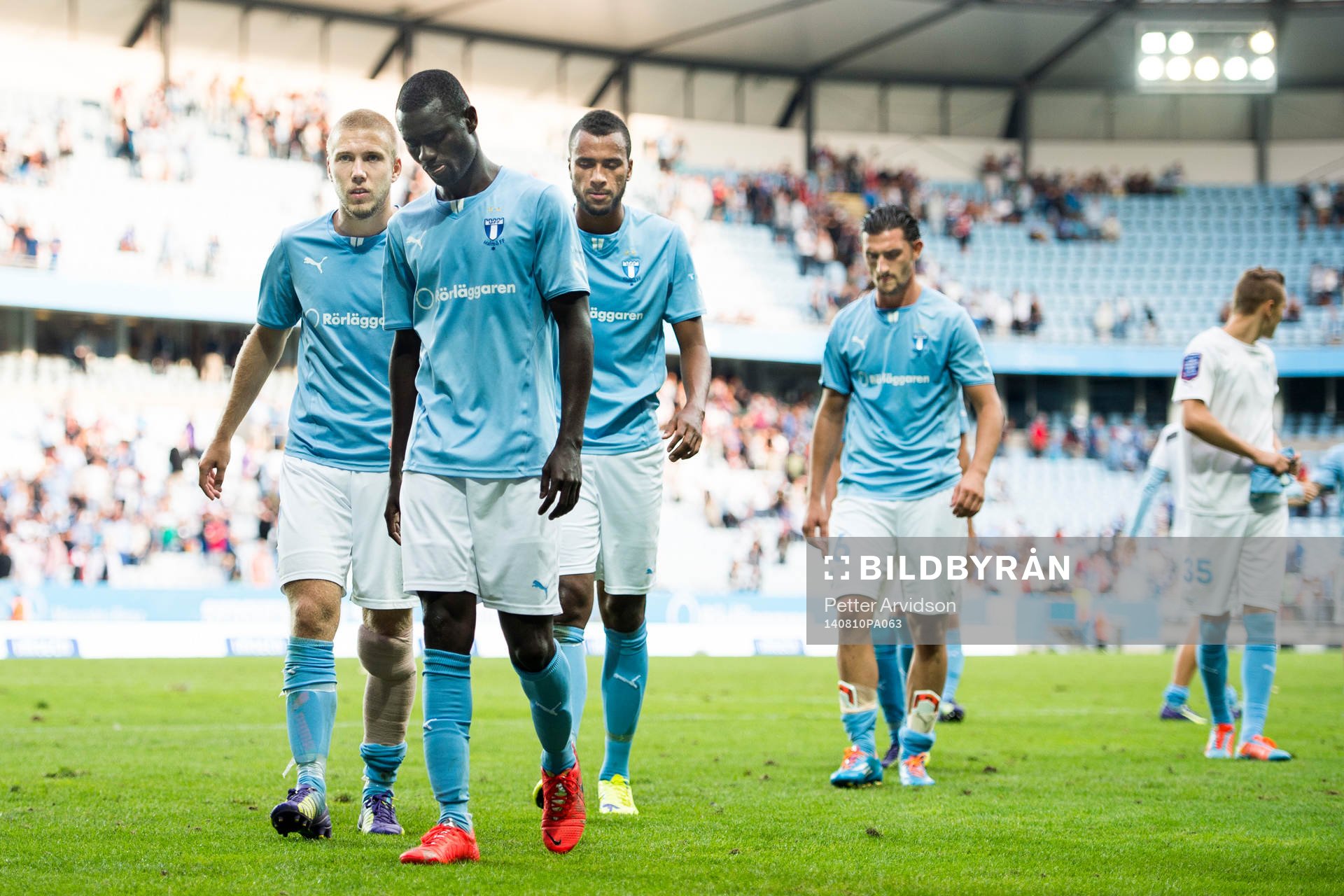 Malmö FFs Anton Tinnerholm, Enock Kofi Adu, Isaac Kiese