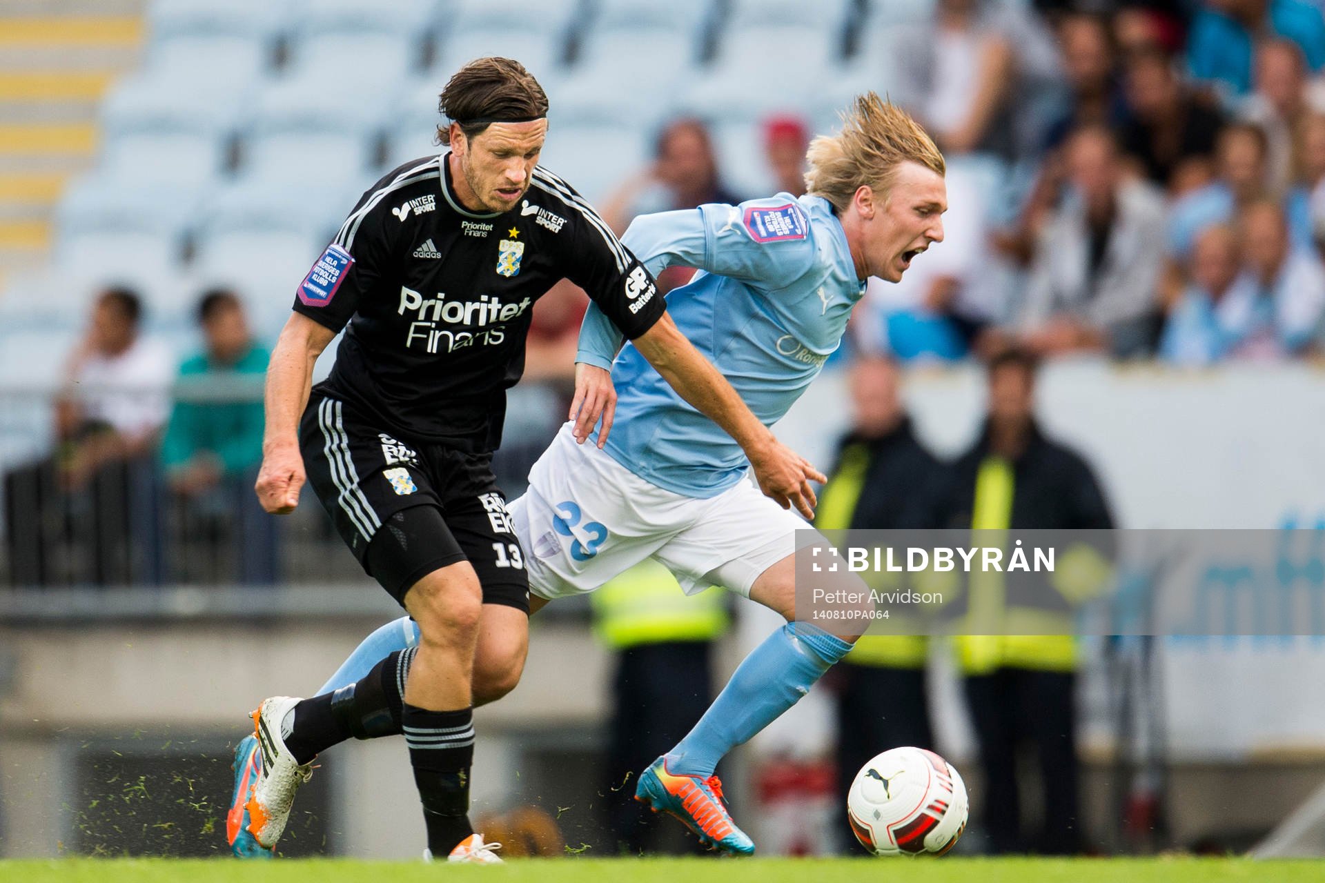 IFK Göteborgs Gustav Svensson och Malmö FFs Emil Forsberg